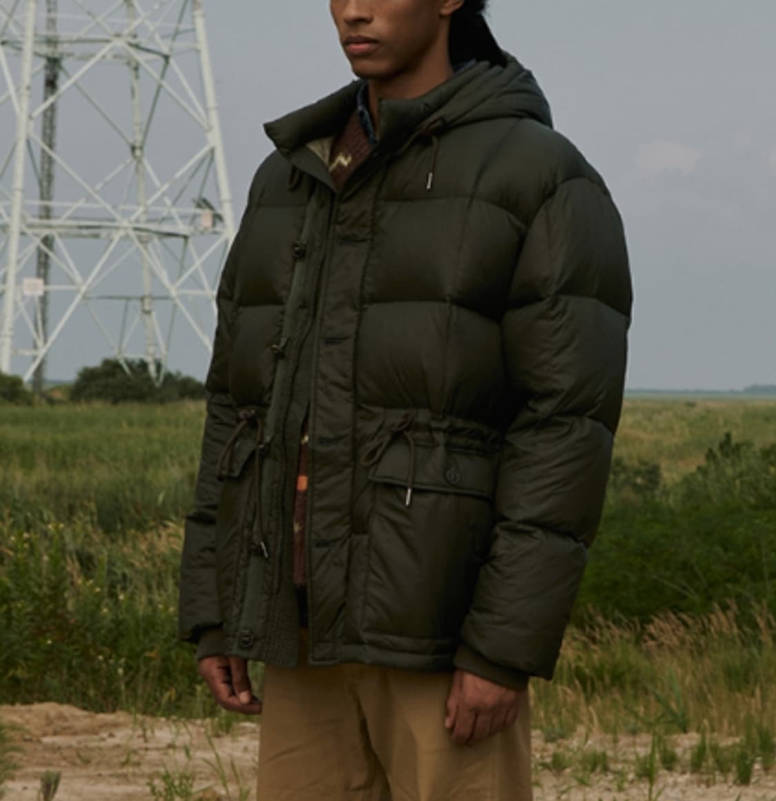 아웃스탠딩 구스다운 카라코람 패딩 블랙 1 상품이미지1