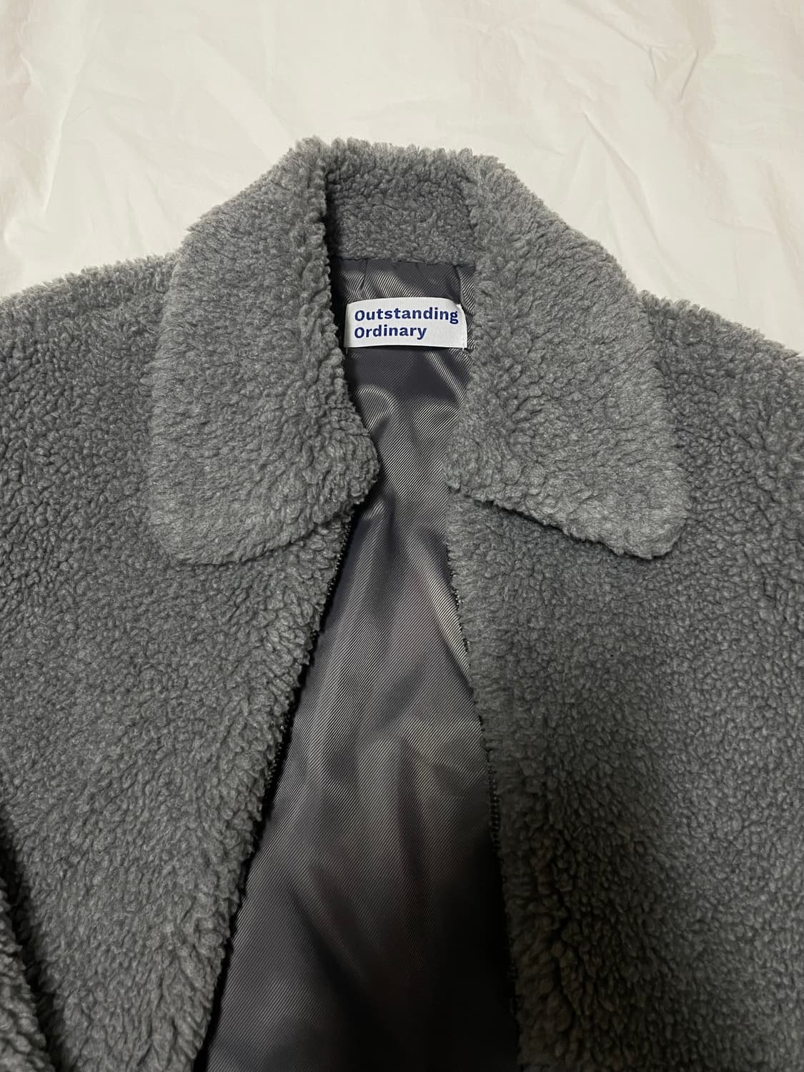 그레이 퍼 자켓 상품이미지3