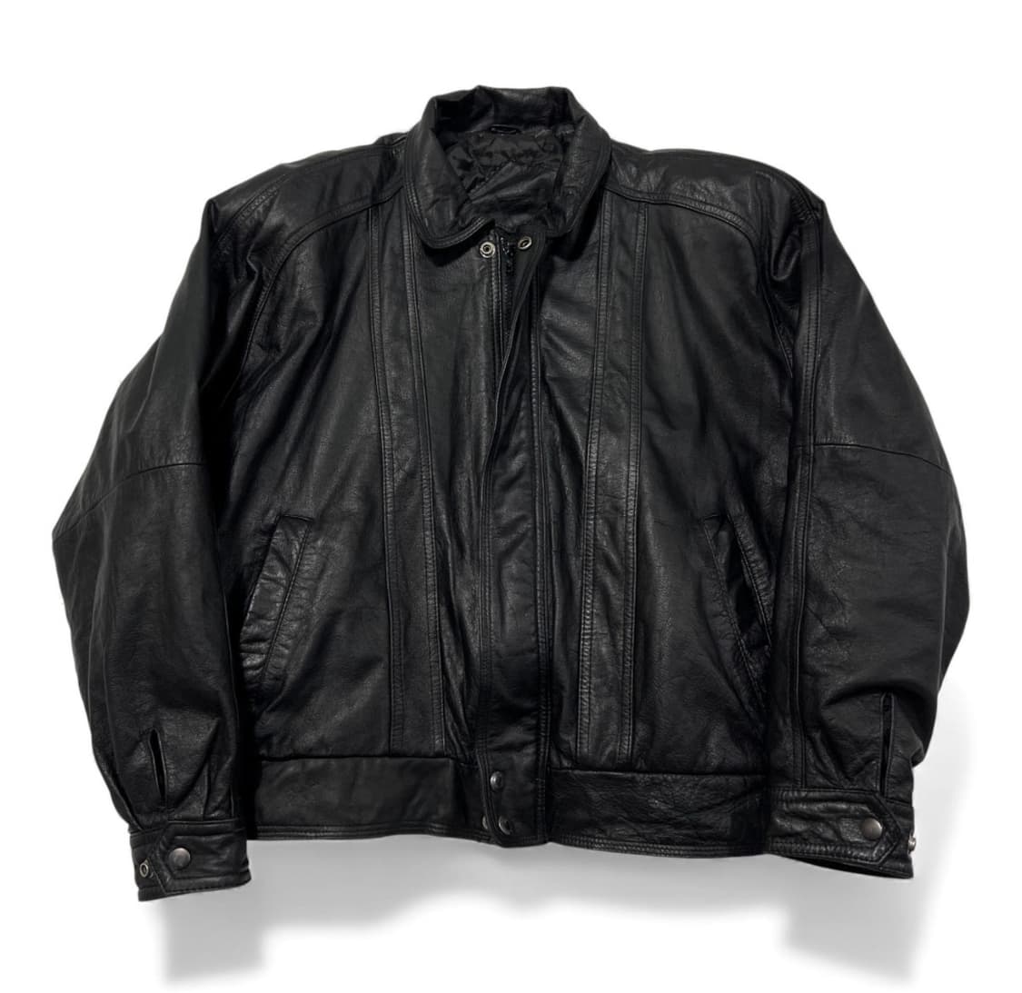 빈티지 소가죽 레더자켓 (겨울 가능) 상품이미지1