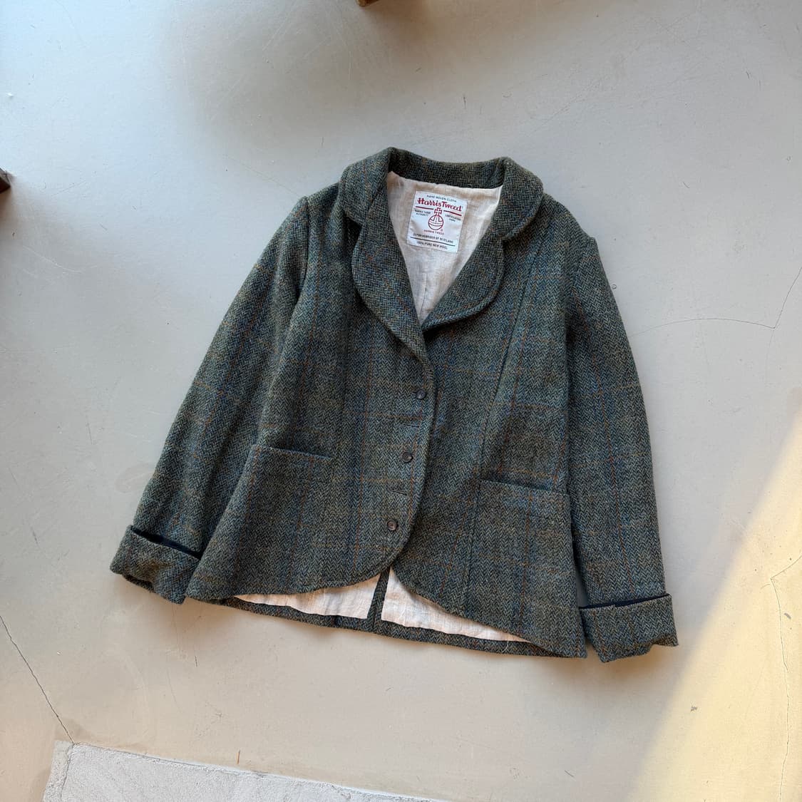 해리스 트위드 울 헤링본 자켓 상품이미지1