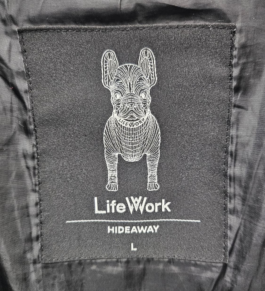 (100~105)L ☆초대장급☆라이프워크[블랙] 빅자수 쉐르파후리스점퍼 상품이미지2