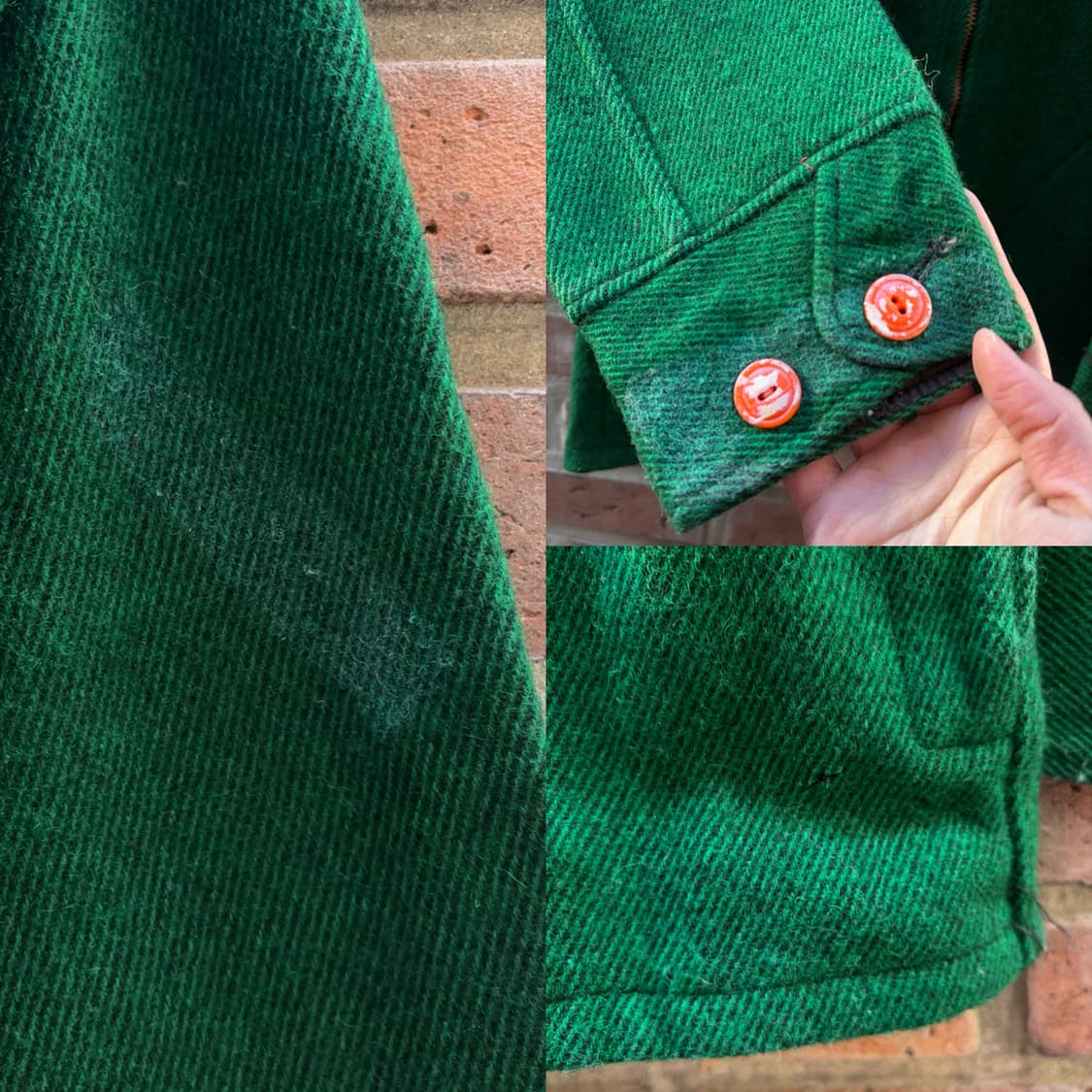 60~70s 울리치 Woolrich 컬러 블록 집업 헌팅 자켓 상품이미지10