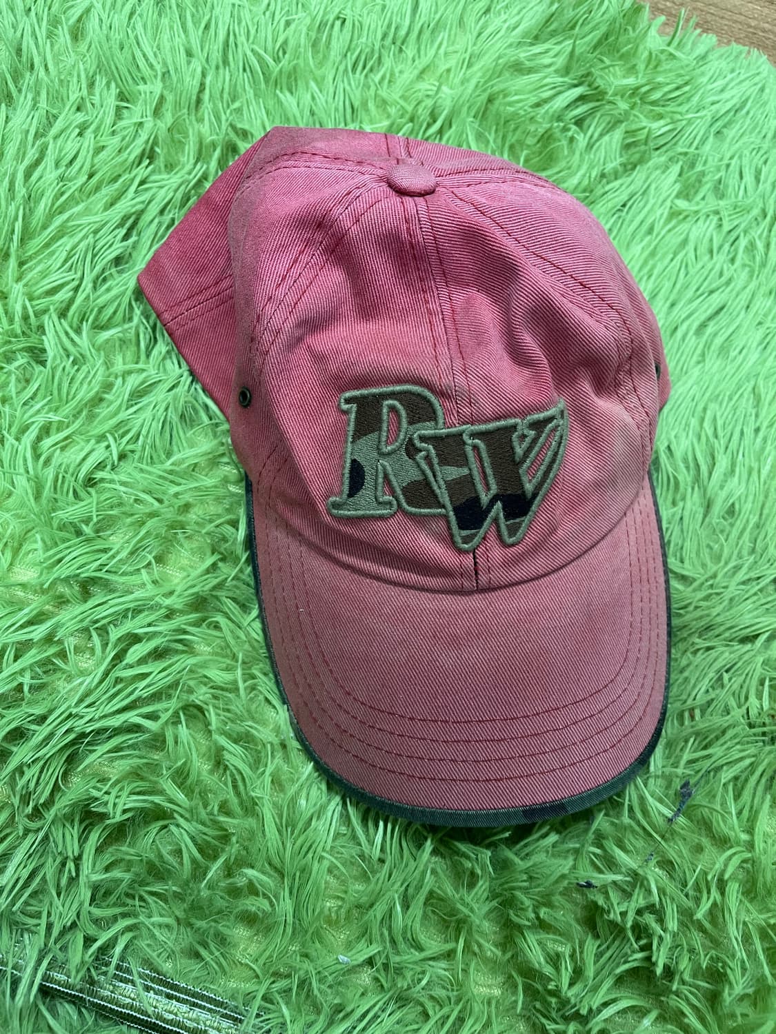 카모 핑크 빈티지 모자 상품이미지1