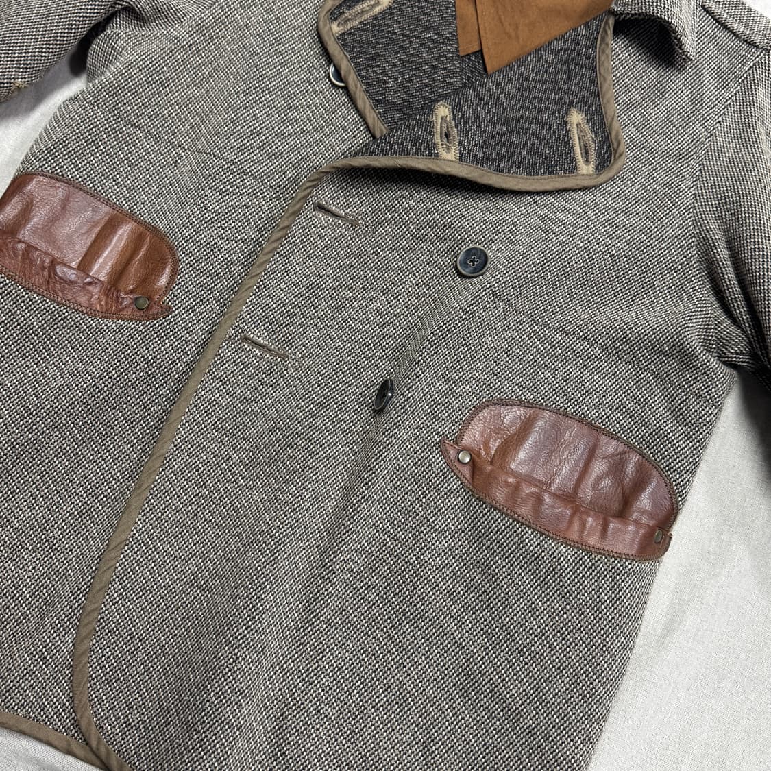 캐피탈 og 밀리터리 울 더블 자켓 2(100) 상품이미지4