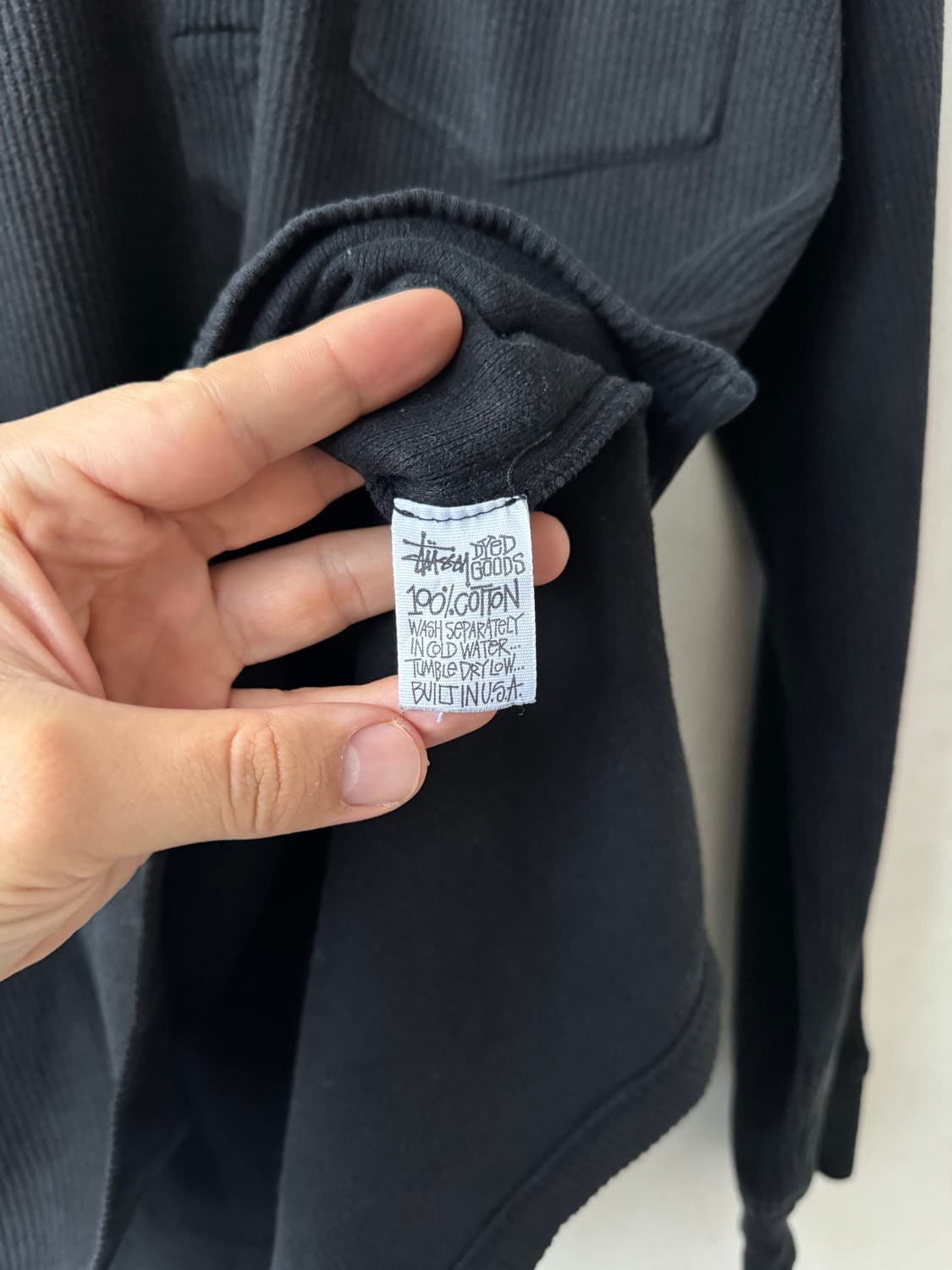 90s 스투시 폴로 롱슬립스 상품이미지6