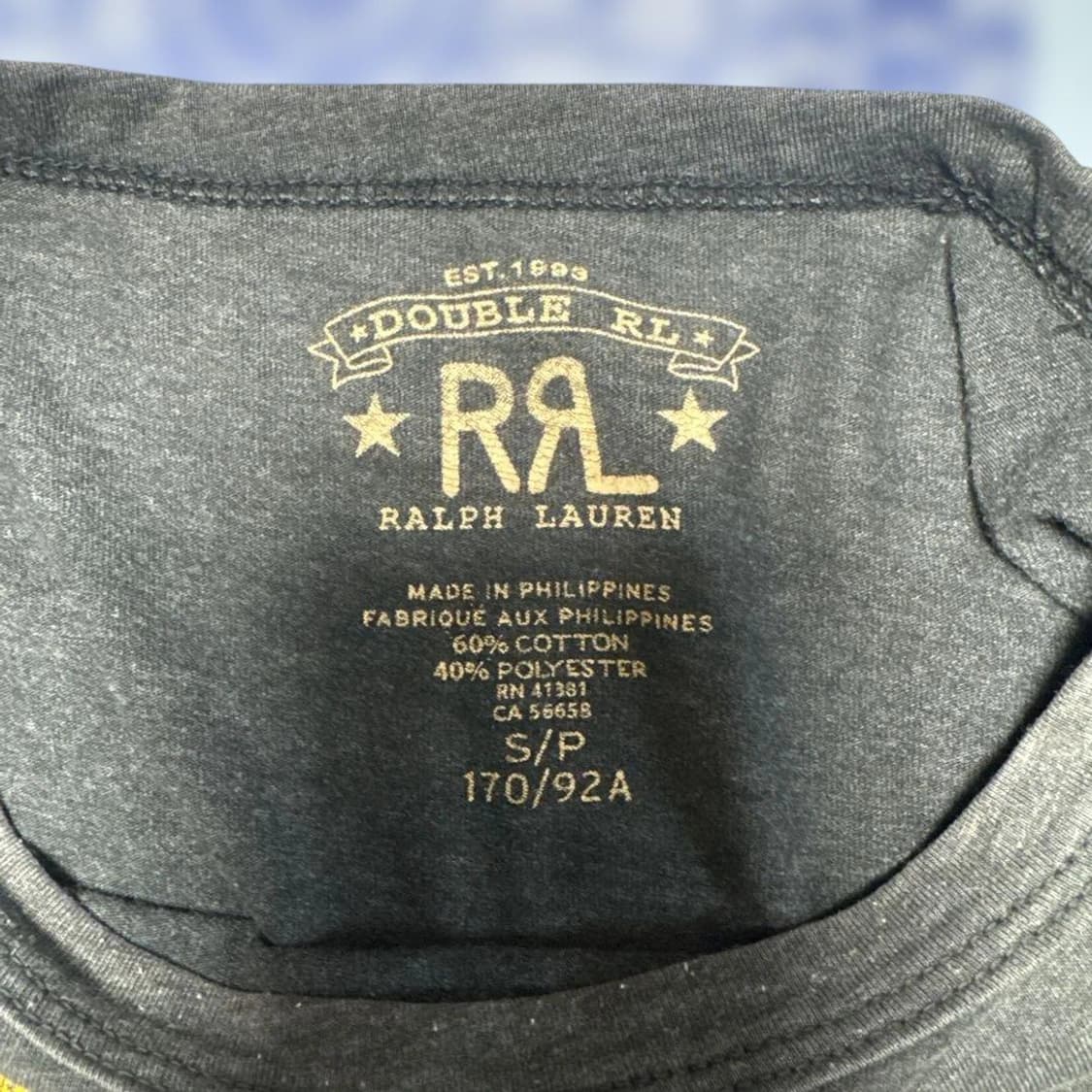 RRL 더블알엘 가먼트 다이 저지 그래픽 반팔 티셔츠 상품이미지3