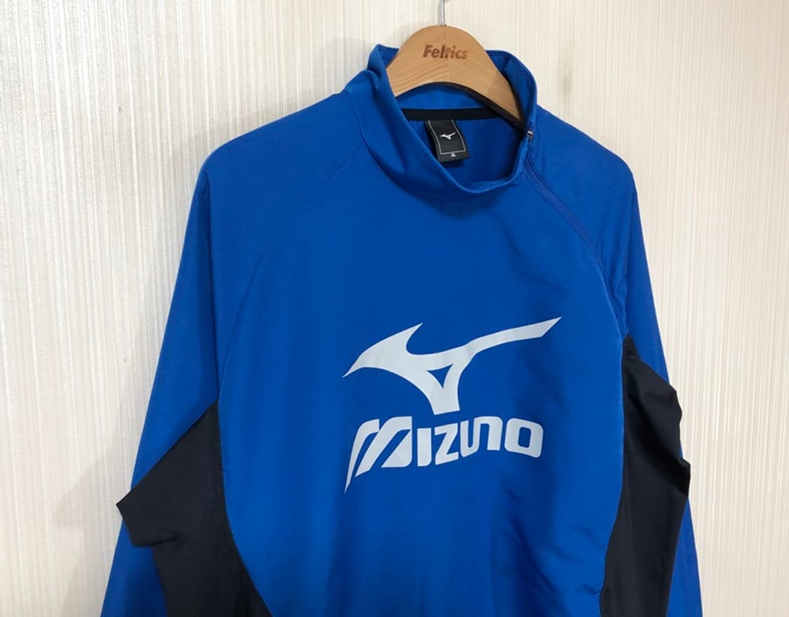 미즈노(MIZUNO) 사커 빅로고 우븐피스테/웜업바람막이 XL 상품이미지5