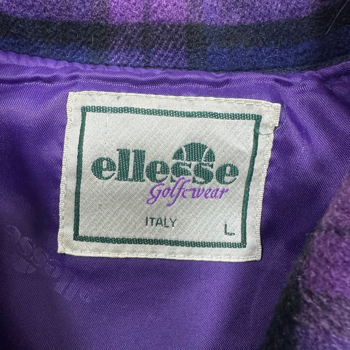 ✨ (바배) 엘레쎄 올드스쿨 체크 패턴 자켓 상품이미지3