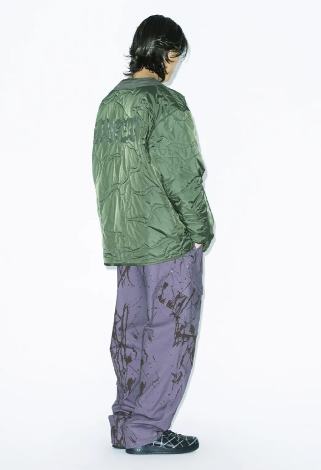 예스아이씨 퀄티드 카모 자켓 YESEYESEE Quilted Camo L 상품이미지6