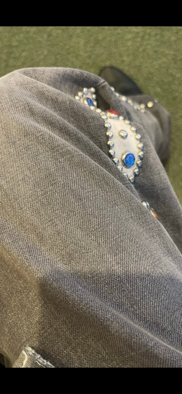 Kapital 14oz gemstone 데님 블랙 캐피탈잼스톤 32 상품이미지4