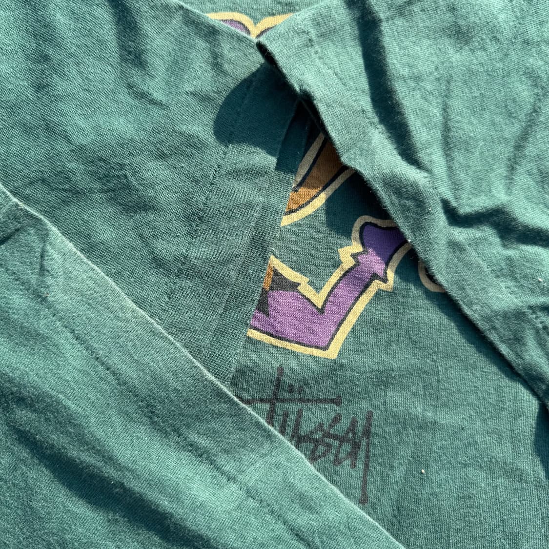 [XXL] 90s Stussy 스투시 삐에로 조커 프린팅 티셔츠 상품이미지7