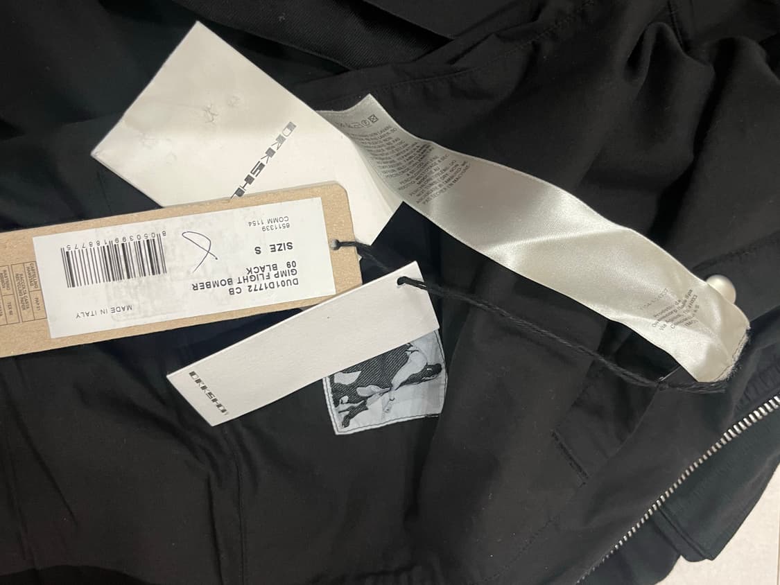 릭오웬스 김프 플라이트 봄버 상품이미지2