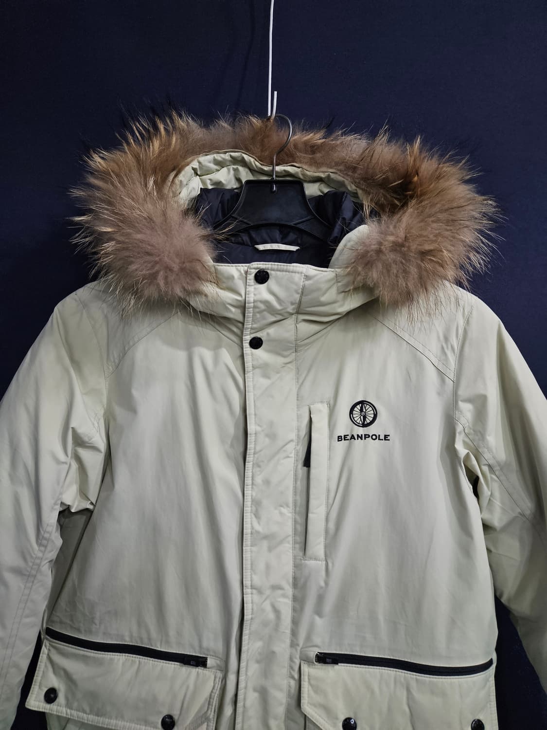 빈폴 라이트베이지 남성 95 덕다운 패딩  상품이미지7