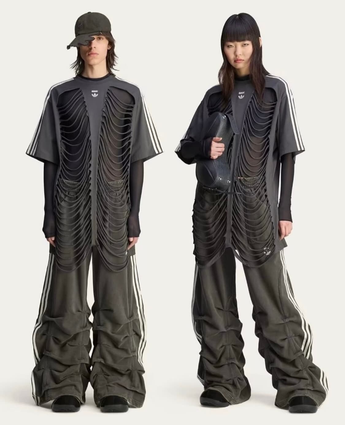 새상품 avavav X 아디다스 콜라보 팬츠 s 상품이미지5