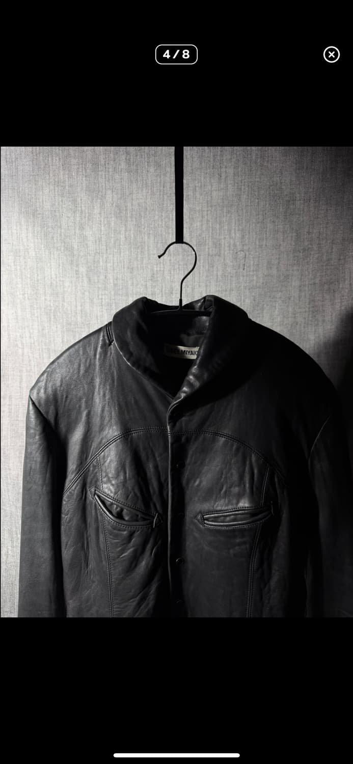 이세이미야케 레더셔츠 상품이미지5