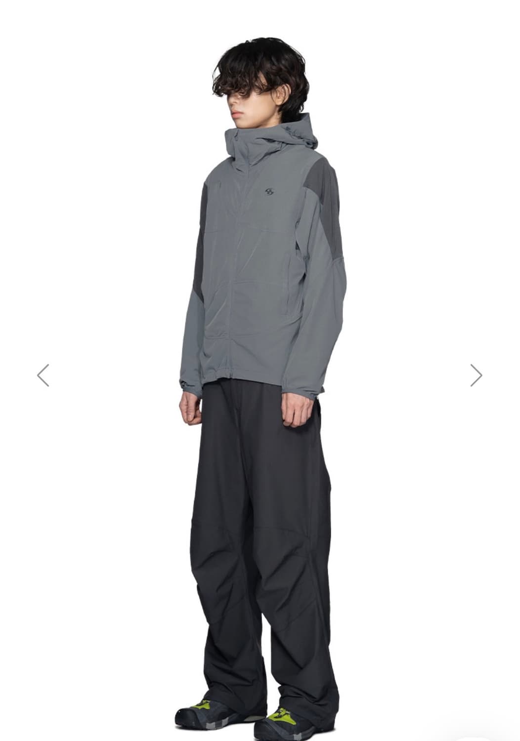 산산기어 insulation hoodie jacket grey 바람막이 상품이미지3