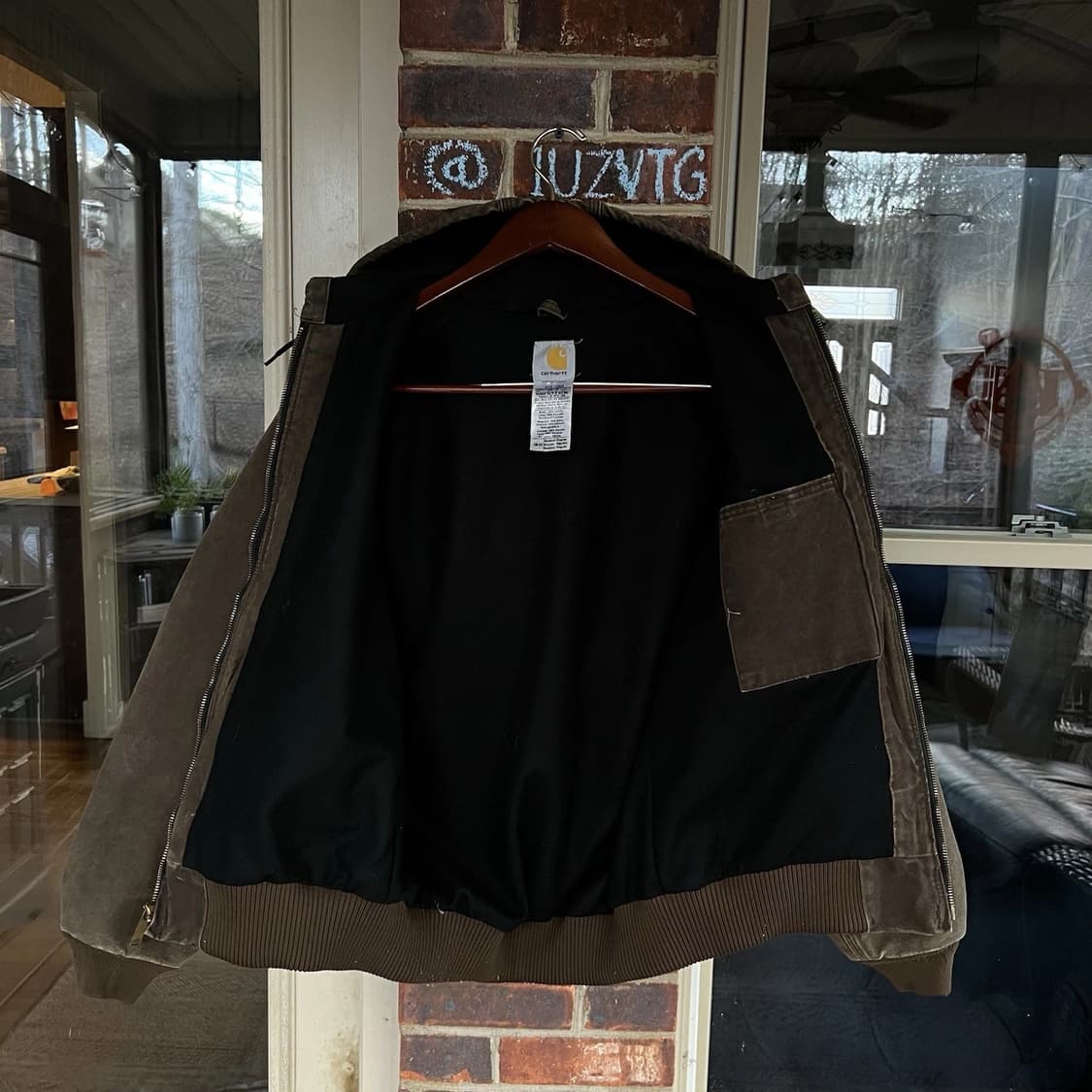 칼하트 J168 빈티지 덕 액티브 자켓 체스트넛 상품이미지3