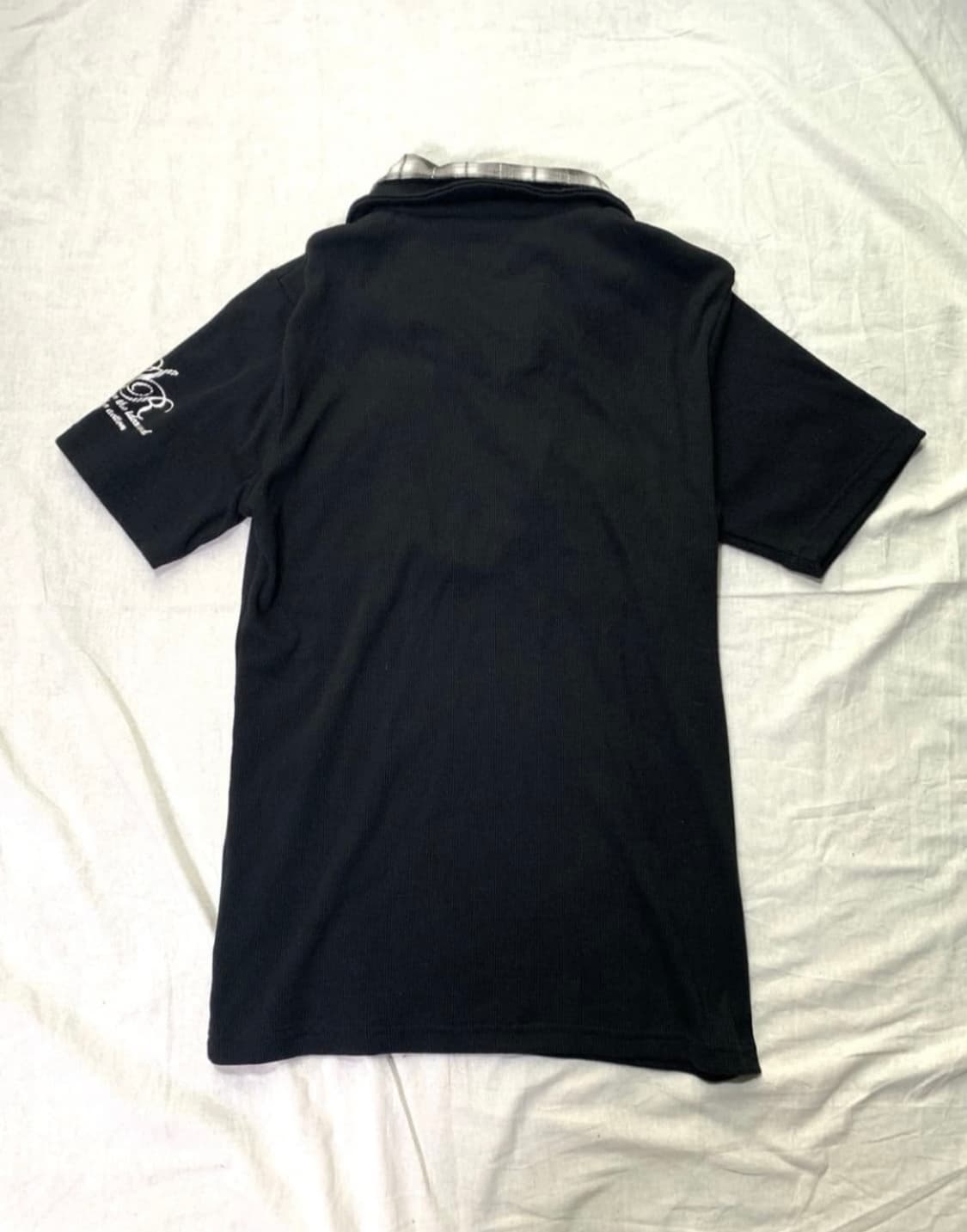 펑크 레이어드 레터링 반팔 티셔츠 상품이미지3