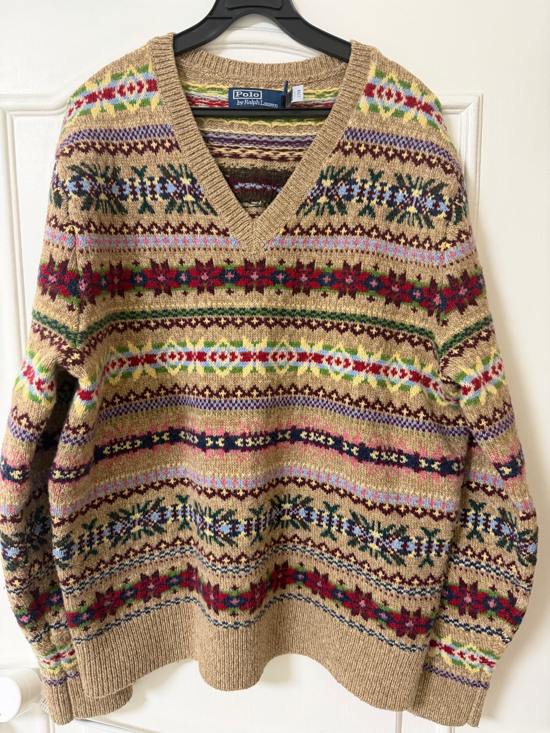 폴로랄프로렌 페어아일 울 v넥 울스웨터 상품이미지1