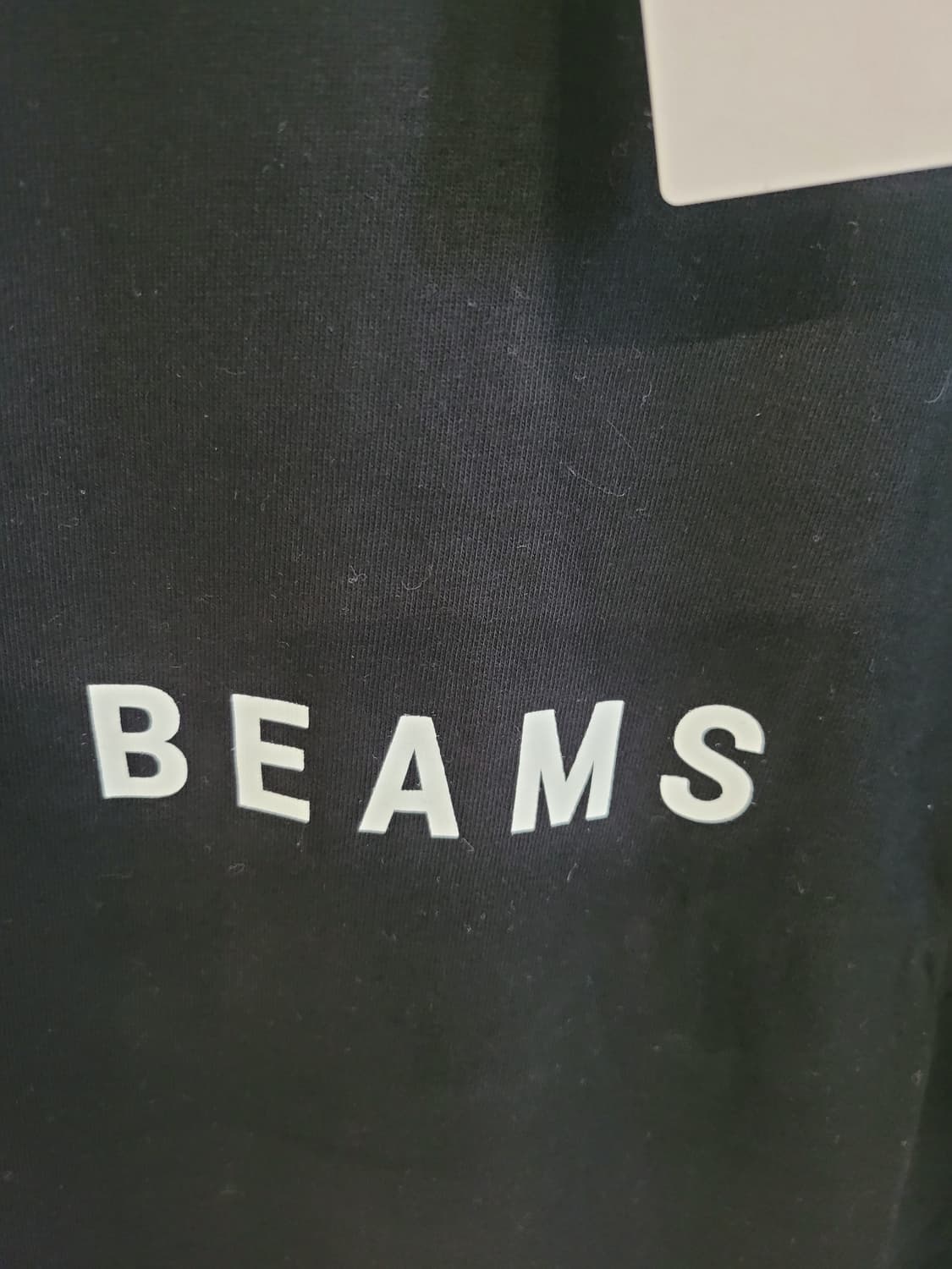 📌 [새상품] BEAMS 빔즈 로고 반팔 티셔츠 (브라운 화이트 블랙) 상품이미지7