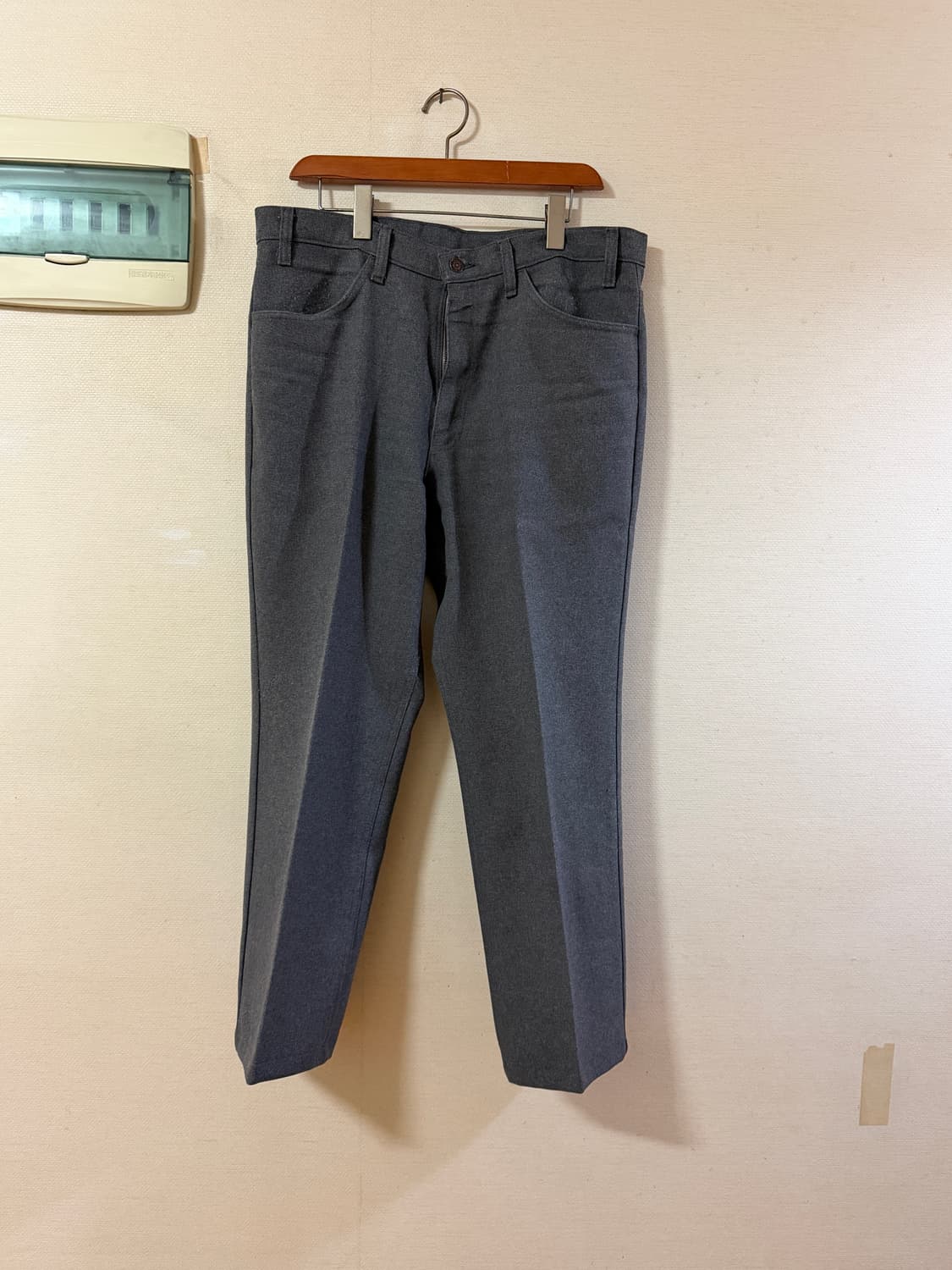 90s made in USA 리바이스 10517 sta prest 회색 상품이미지2