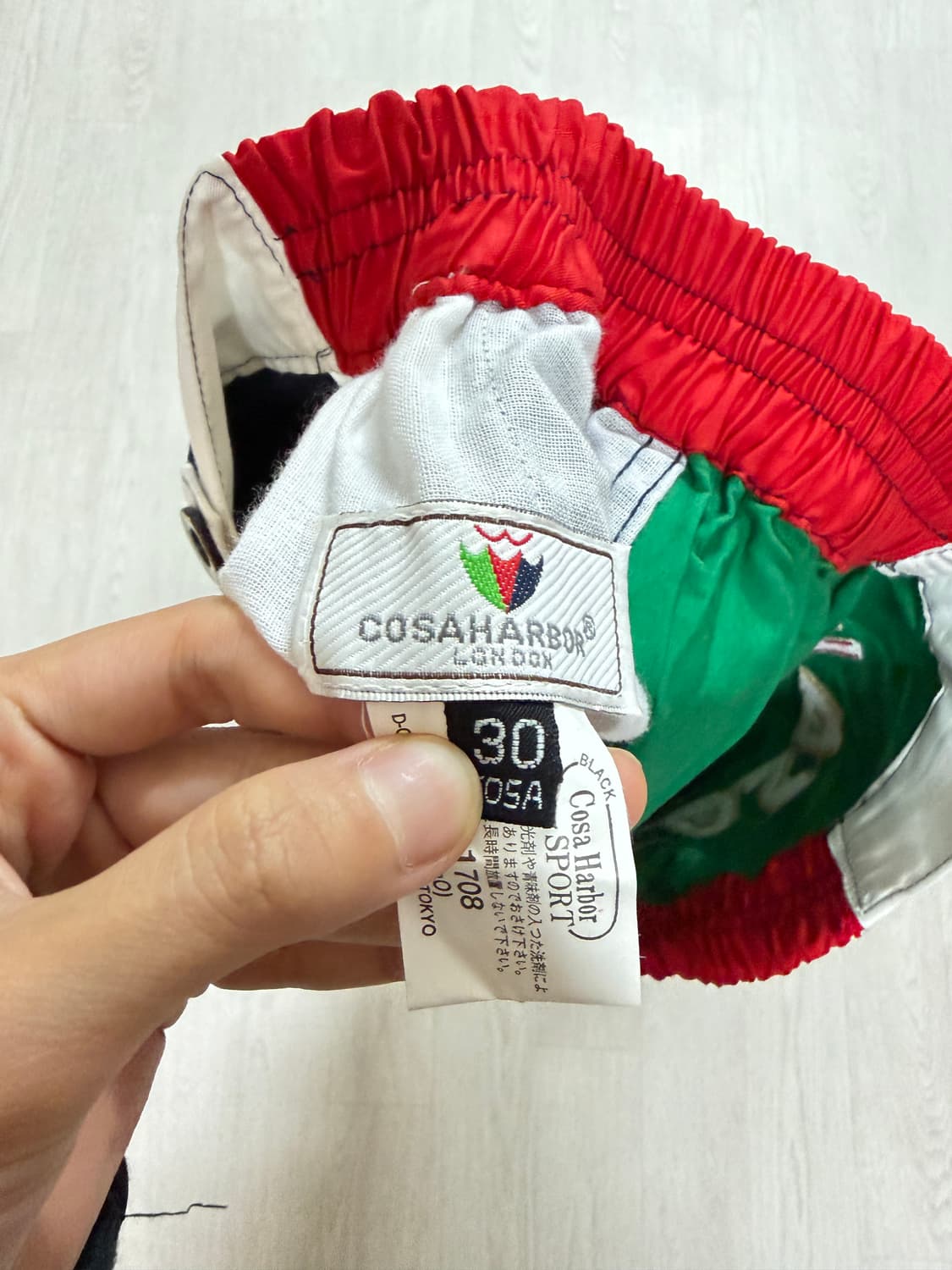 일본 빈티지 컬러 반바지 코튼팬츠 상품이미지4