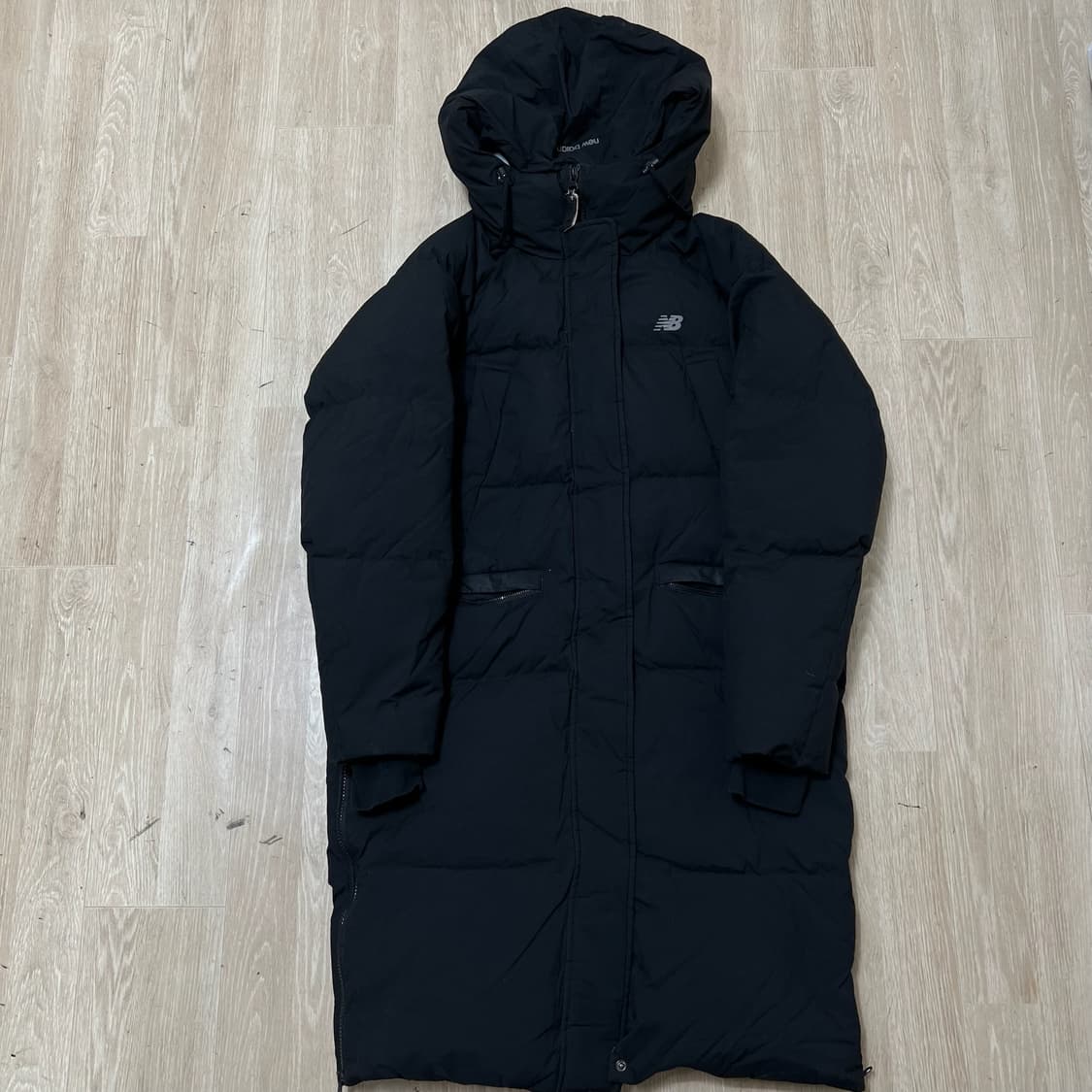 뉴발란스 구스다운 후드 롱패딩 M/90  상품이미지1