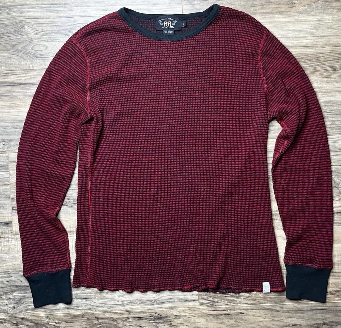 더블 알엘 와플 니트 써멀 티셔츠 상품이미지2