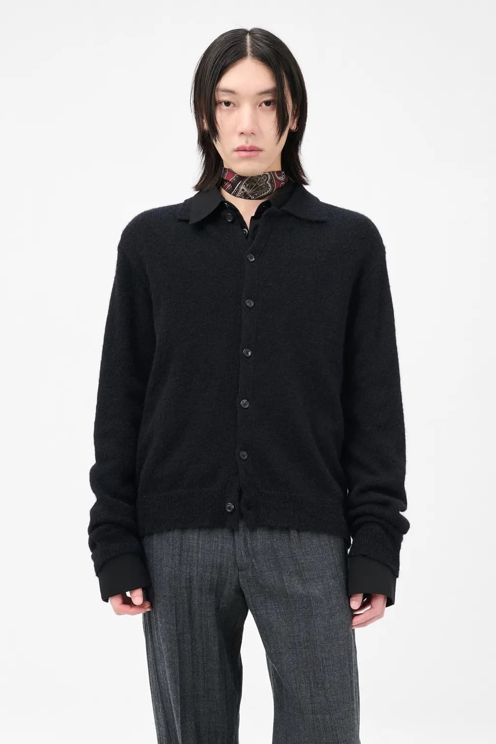 아워레가시/Our Legacy 이브닝 폴로 가디건 자켓 블랙/50(L) 상품이미지1