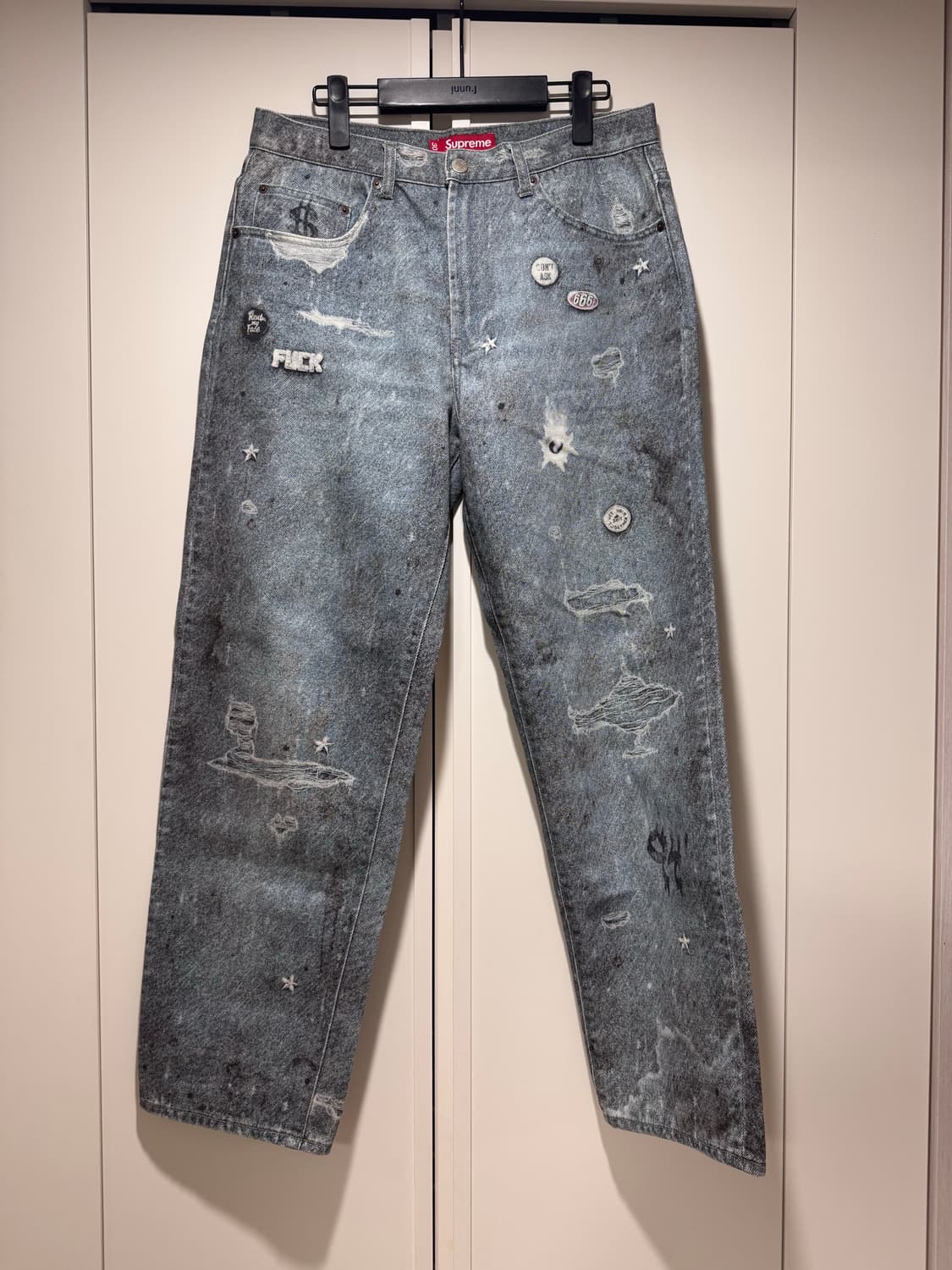 [30] 슈프림 HJR 트롱프뢰유 루즈핏 진블루 상품이미지1