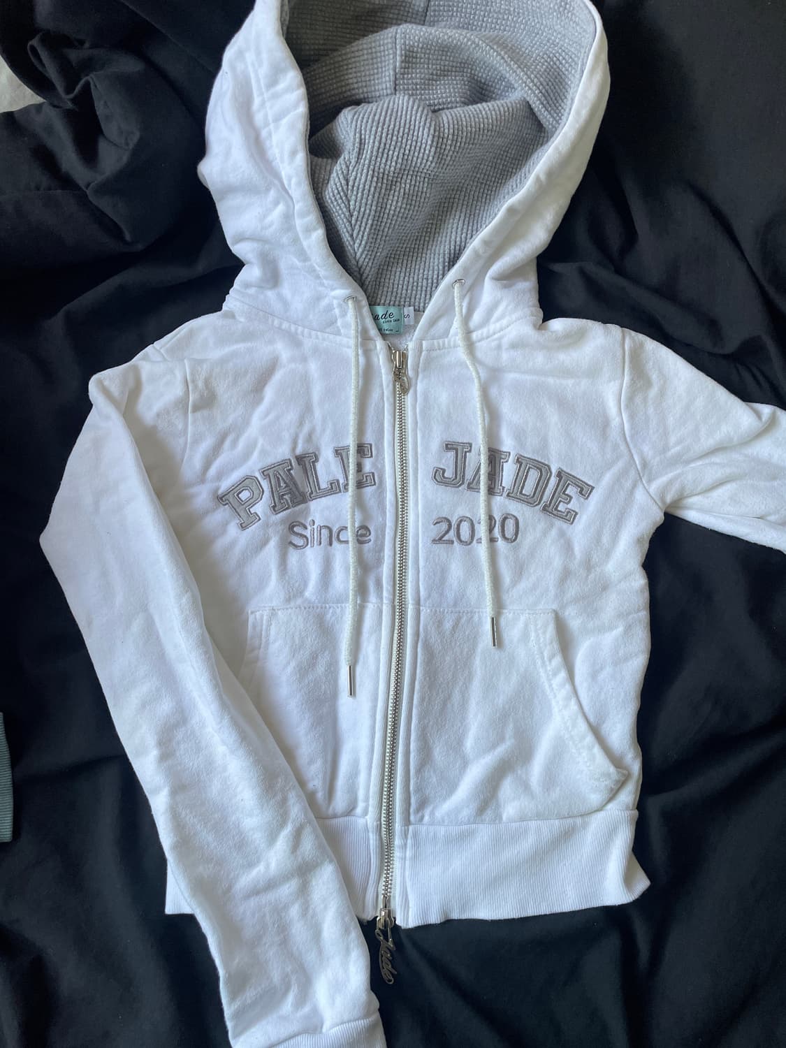 페일제이드 후드집업 화이트 상품이미지1