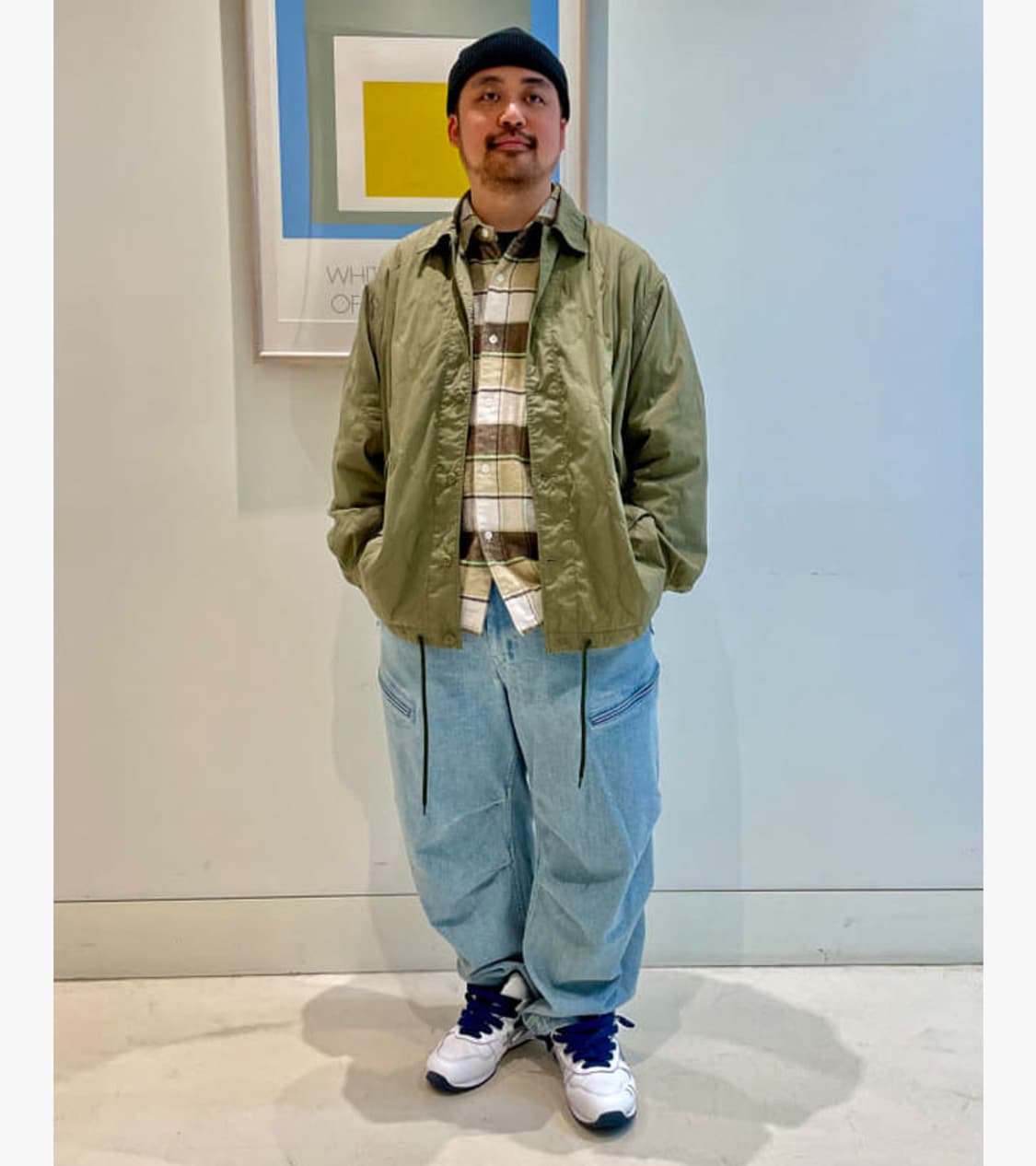 BEAMS - 24SS FADE DENIM CARGO PANTS 상품이미지2