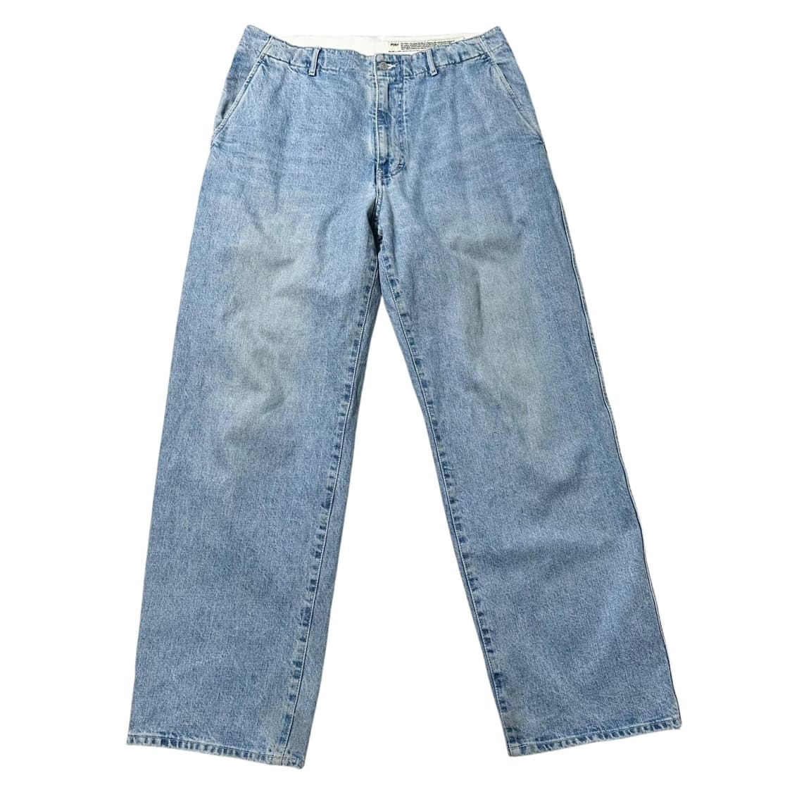 22fw 포터리 워시드 와이드 데님 팬츠 상품이미지1