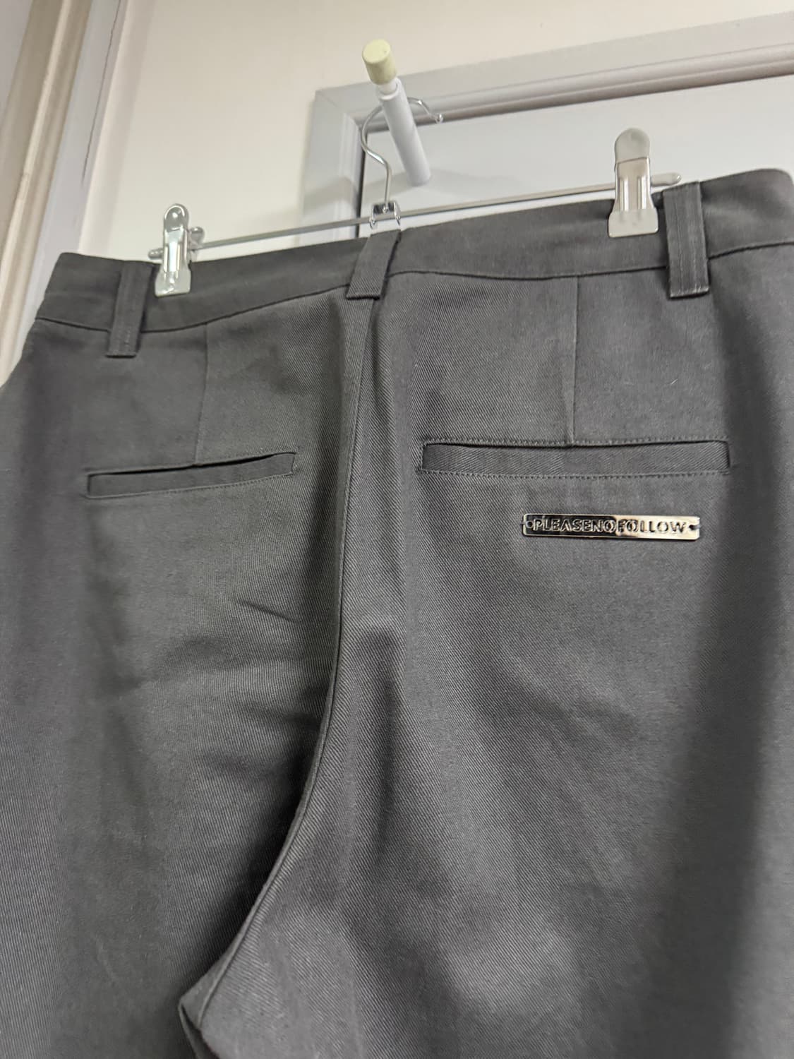 플리즈노팔로우 워크팬츠 차콜 1사이즈 상품이미지4