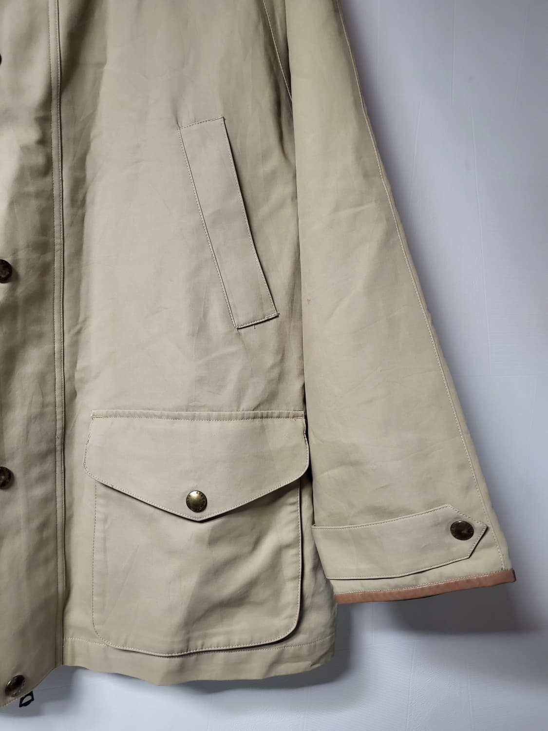 폴로랄프로렌 가죽배색 트렌치코트  상품이미지6