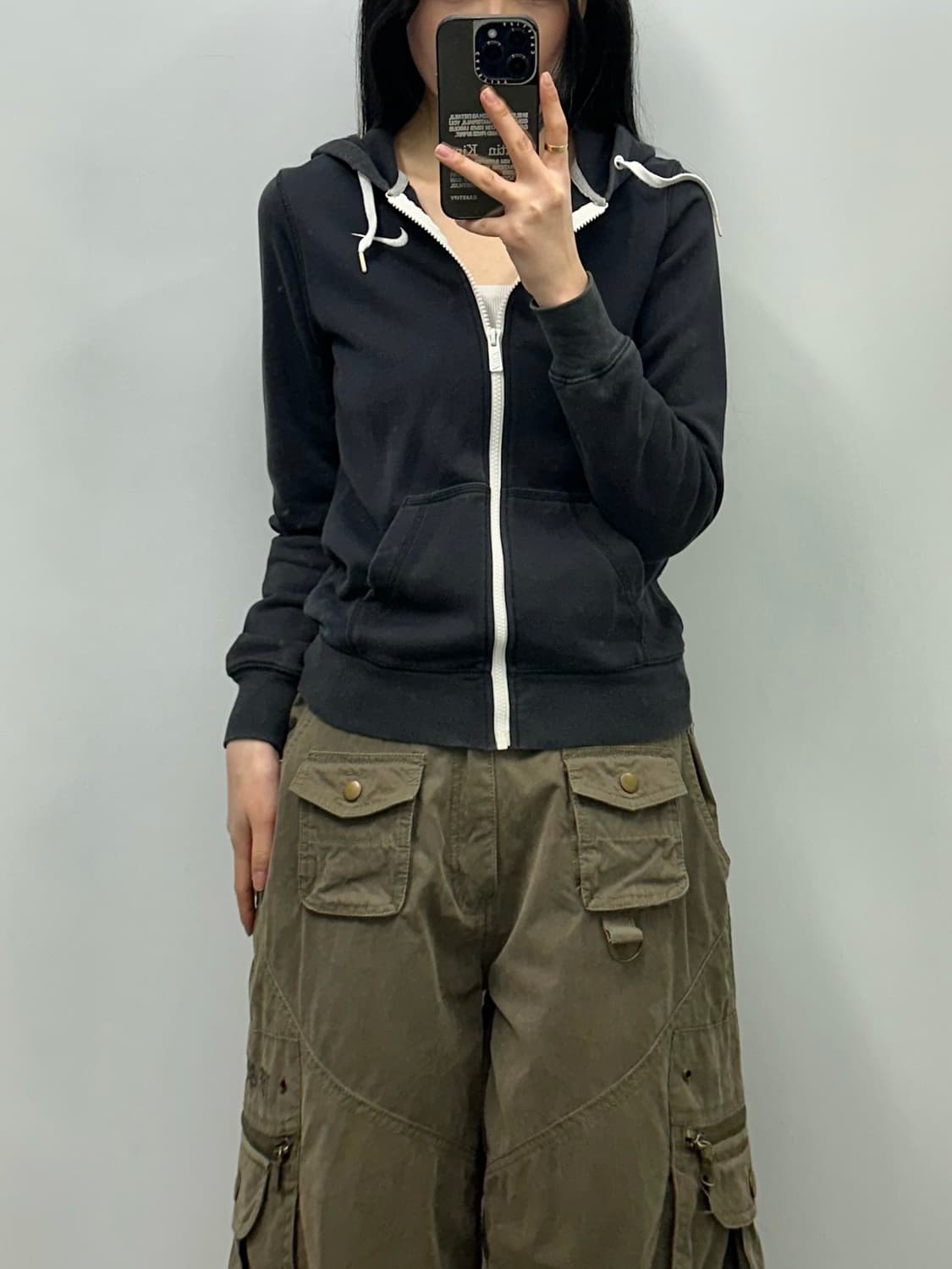 나이키 신형 블랙 후드집업 상품이미지1