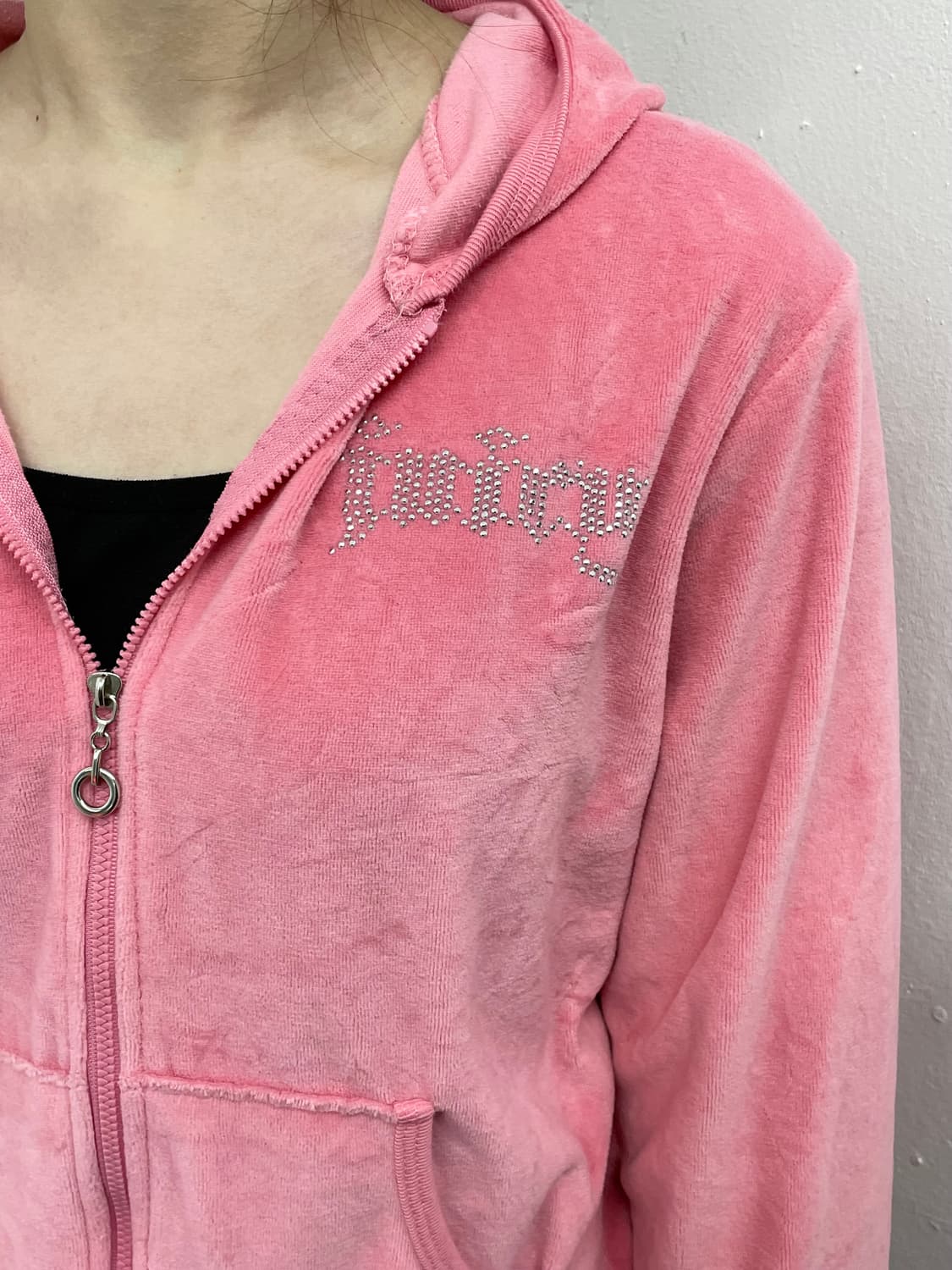 핑크 벨벳 핫픽스 후드집업 상품이미지3