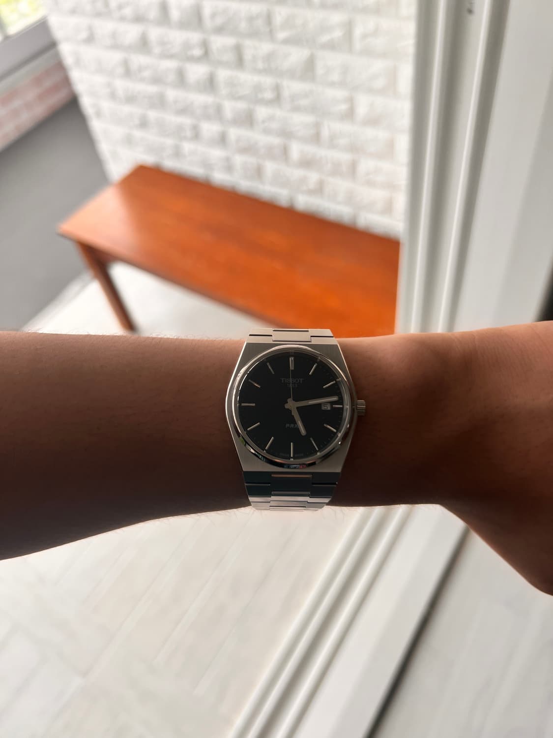 급처 티쏘 prx 쿼츠 40mm 블랙 시계 상품이미지8