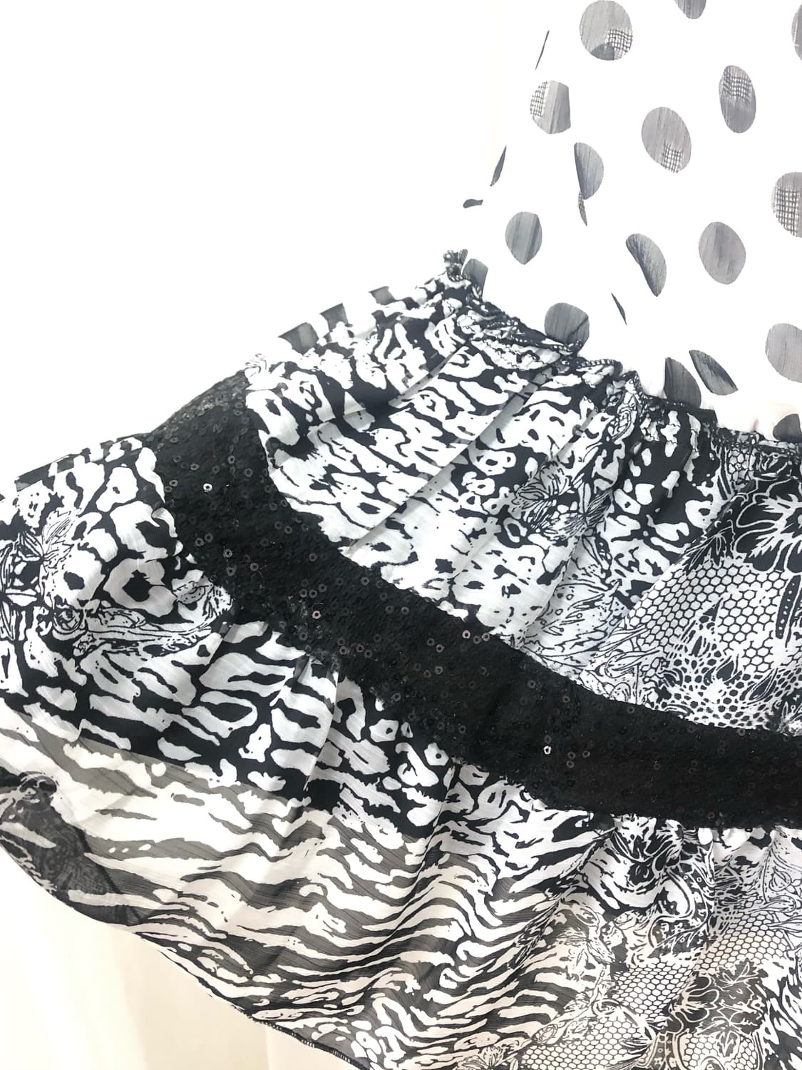 dot sequin pattern detail sleeveless 상품이미지4