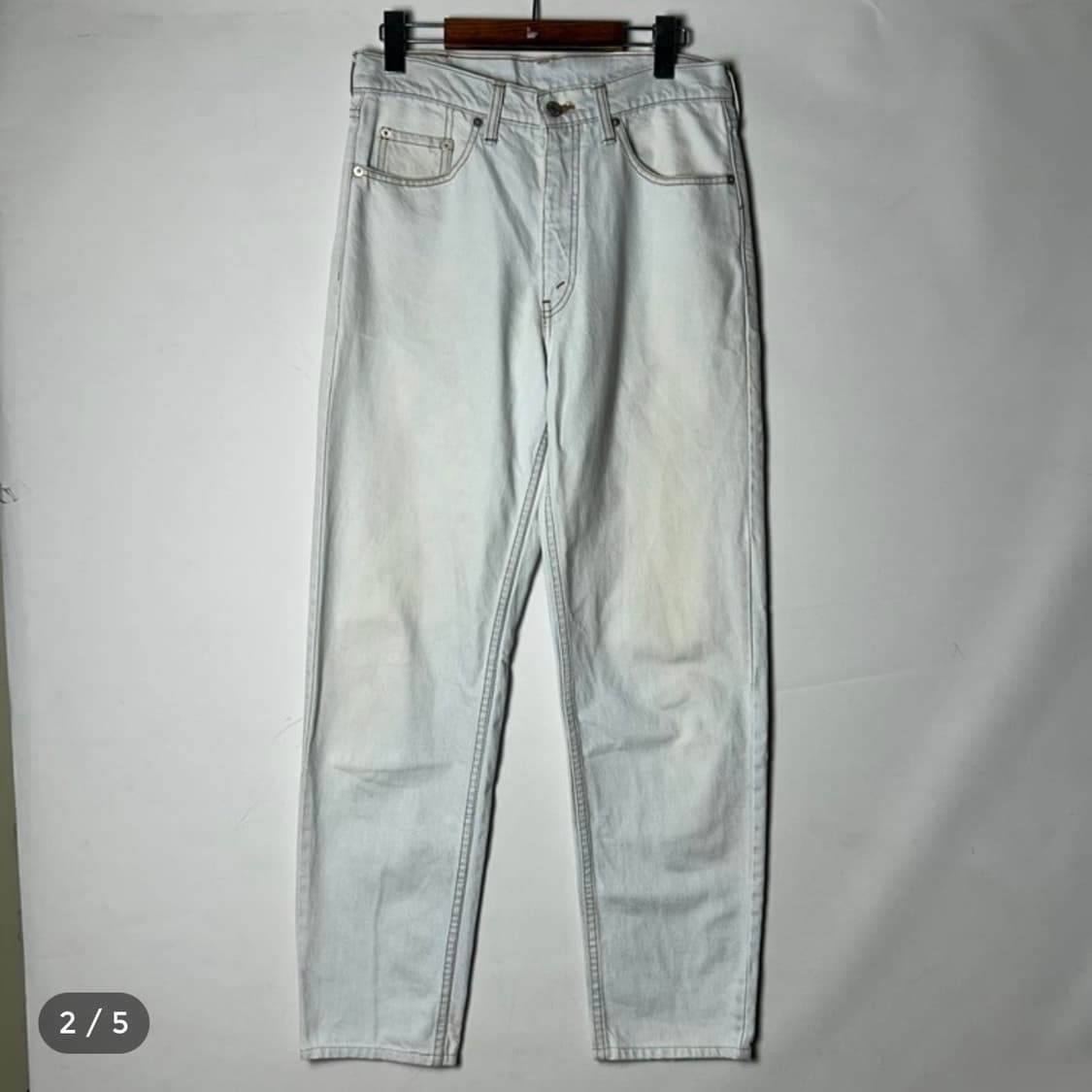 [Levis] 리바이스 재팬 오렌지탭 워시드 데님팬츠 상품이미지2