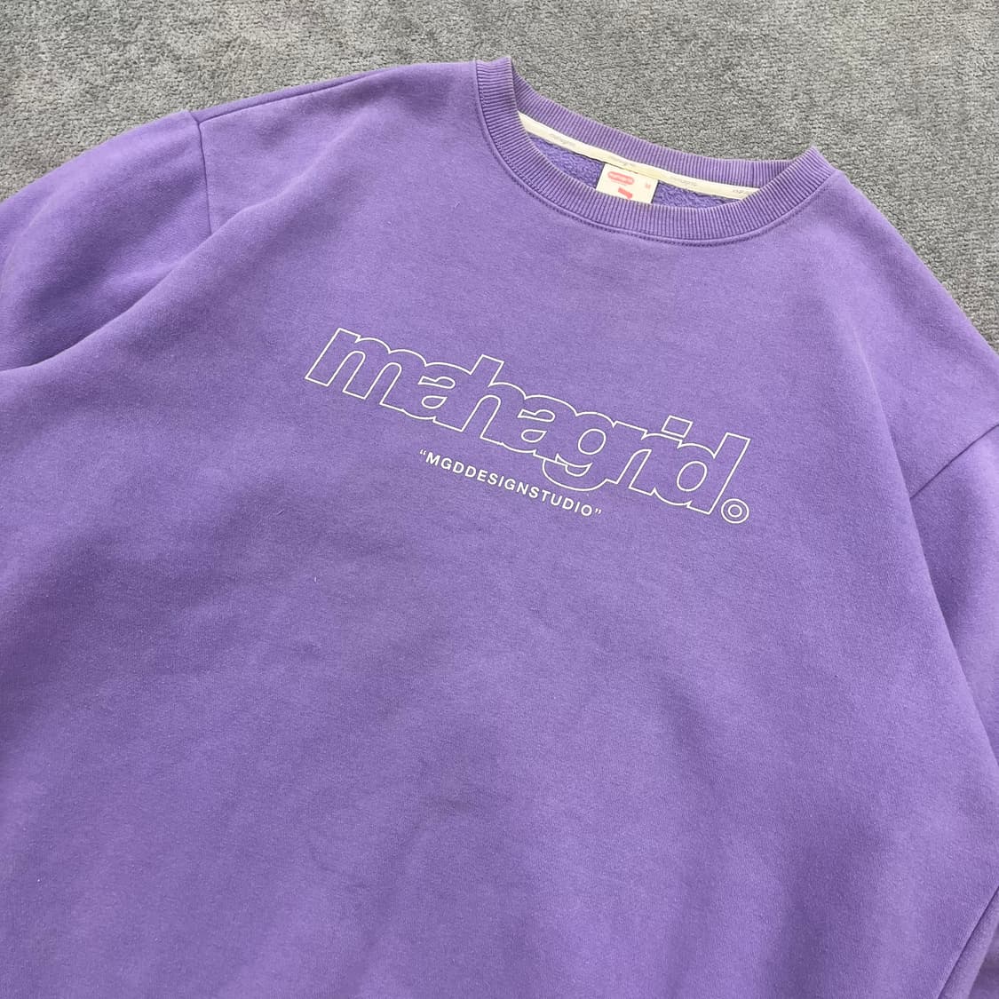 M 마하그리드 퍼플 맨투맨 티셔츠 상품이미지2