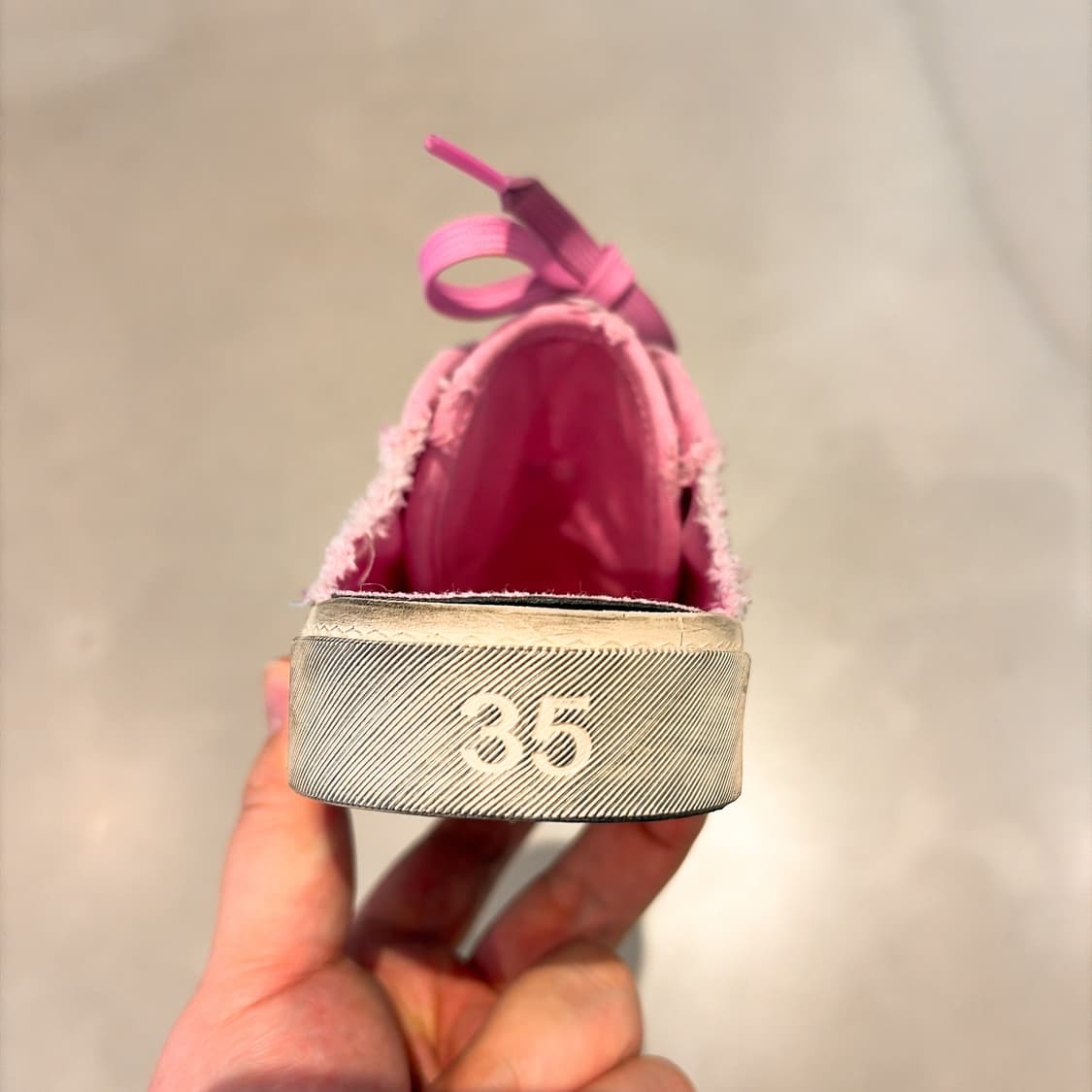 (정품/새상품) BALENCIAGA 발렌시아가 여성 핑크 스니커즈 뮬 상품이미지4