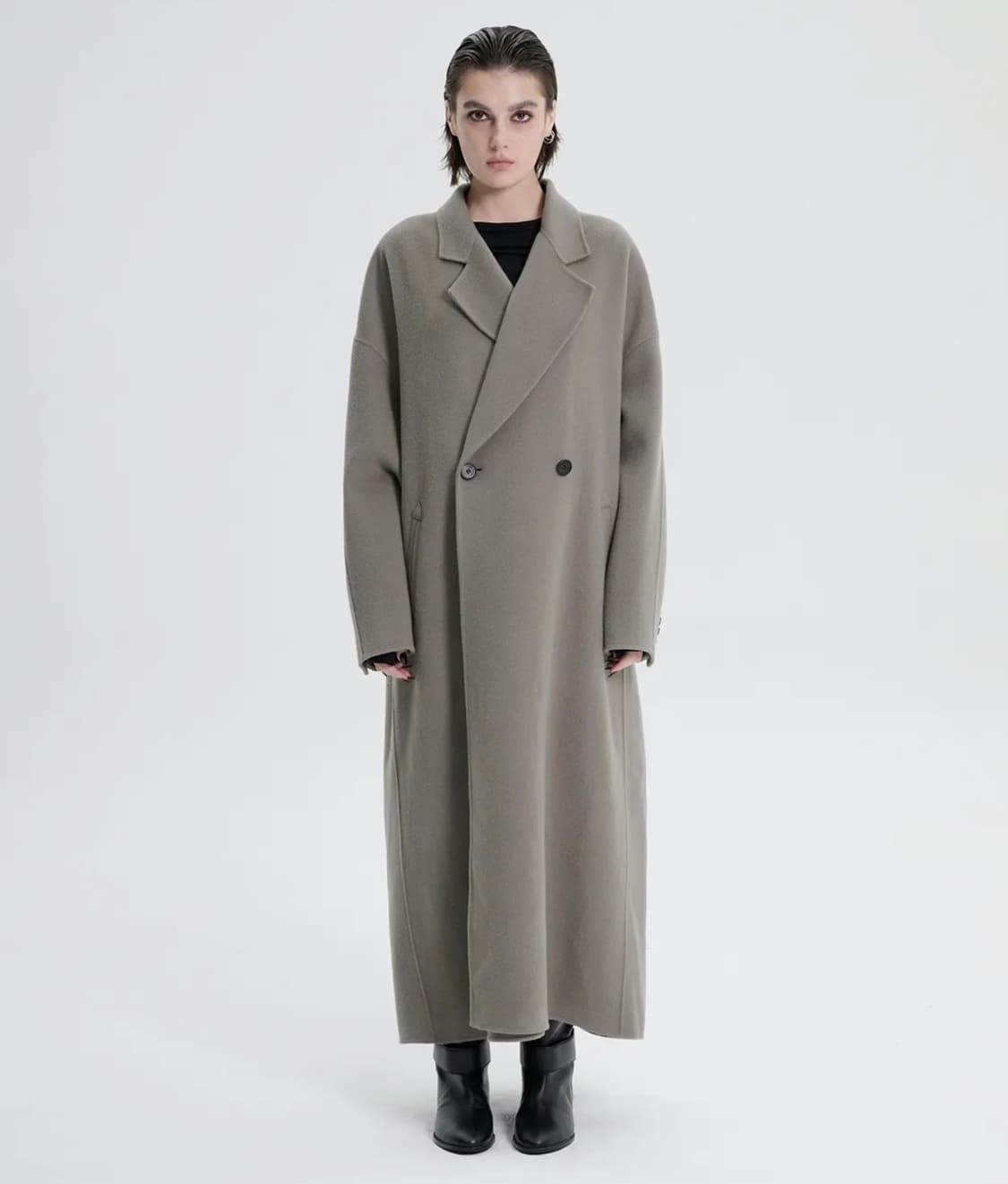 트리밍버드 Handmade) Wide Long Coat 상품이미지1