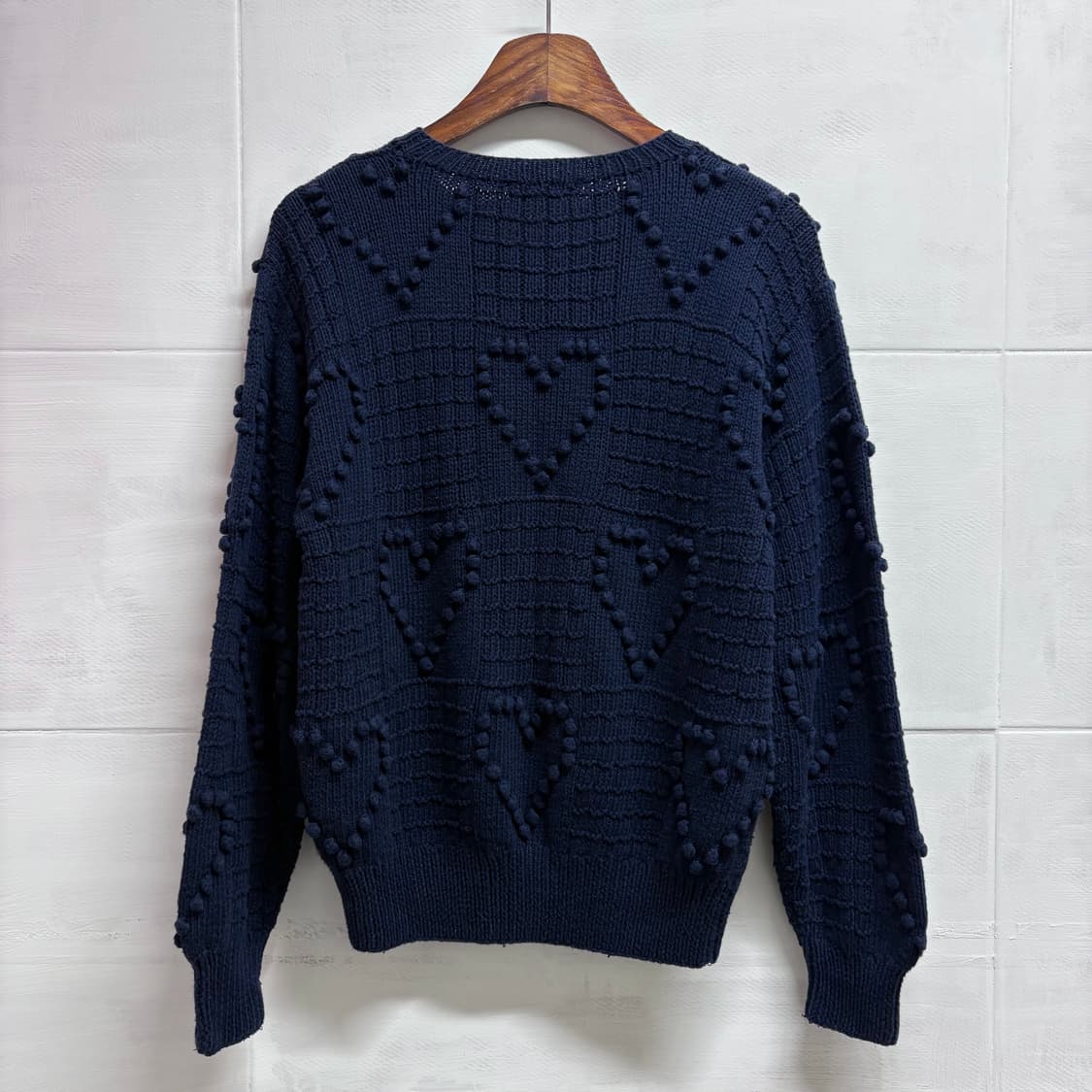 QUEENS COURT 뽐뽐 하트 니트 가디건 상품이미지7