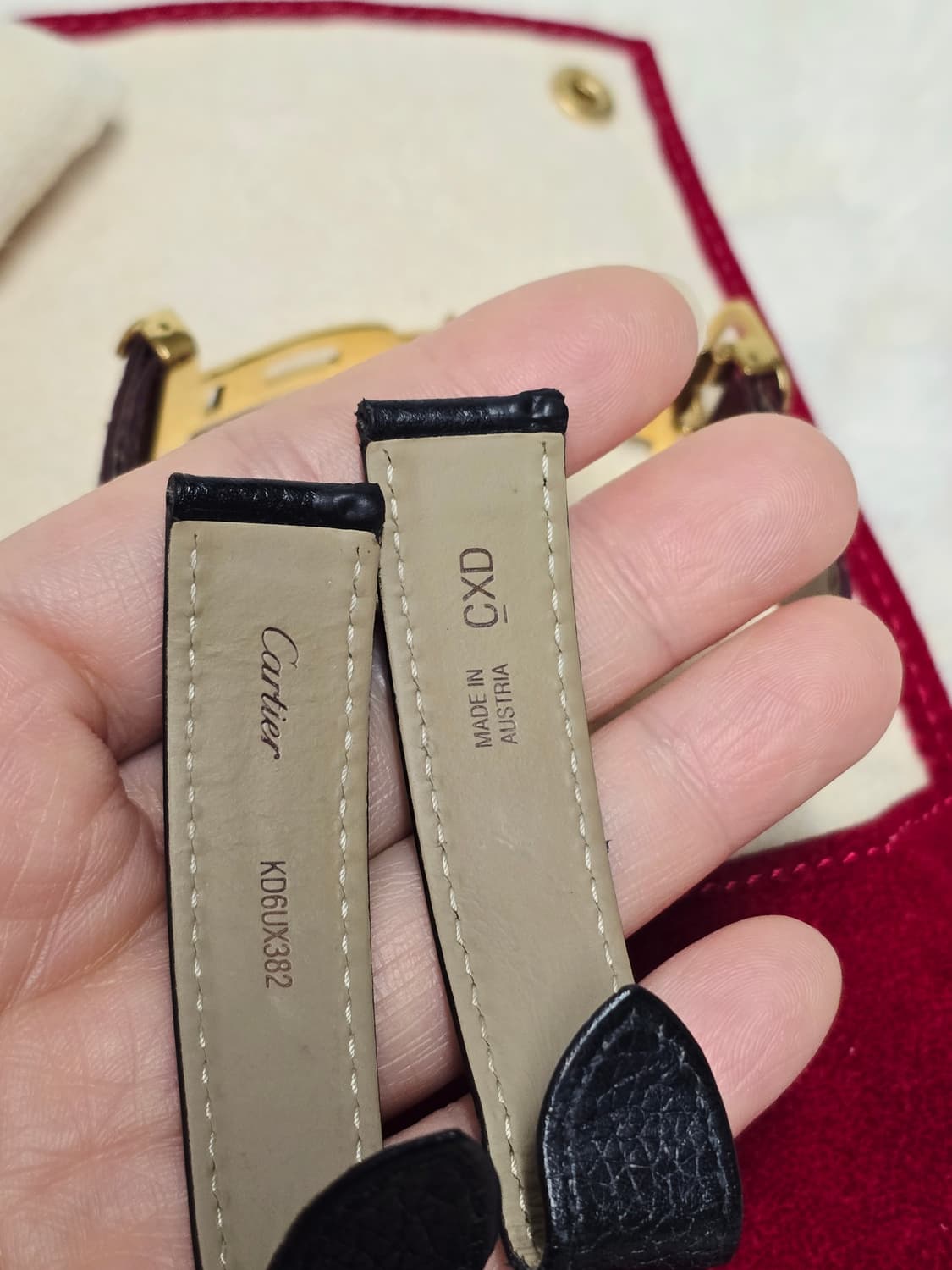 까르띠에탱크머스트시계 L사이즈 정품  상품이미지8