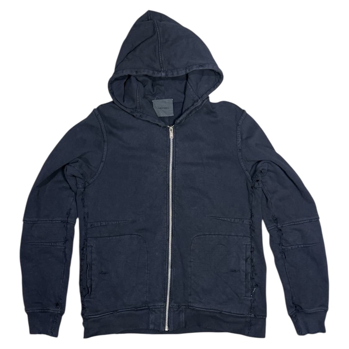 언더커버 디스트레스드 워싱 가공 후드 집업 자켓 상품이미지1