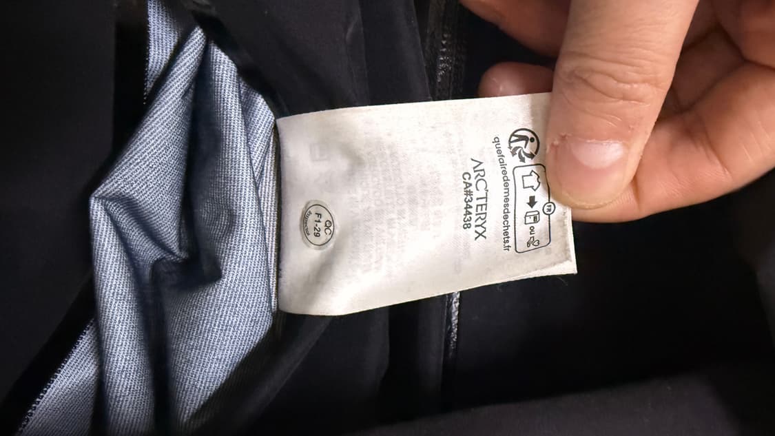 아크테릭스 베타lt mens S사이즈 블랙 상품이미지4