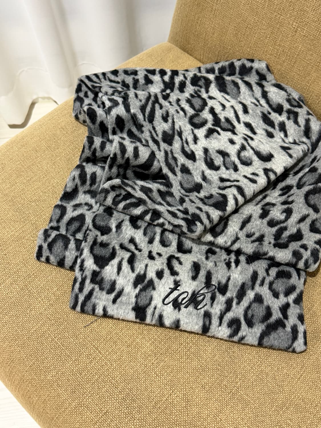 Toh 레오파드 목도리 상품이미지3