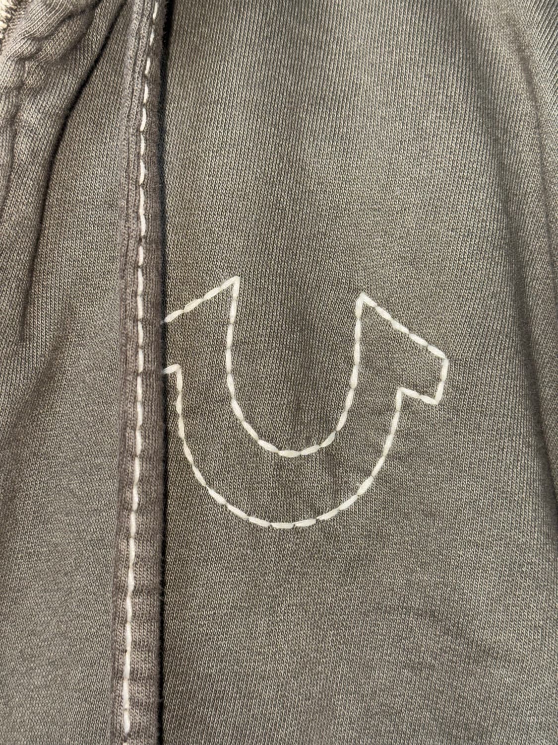 트루 릴리전 카키 퍼 후드집업 상품이미지2