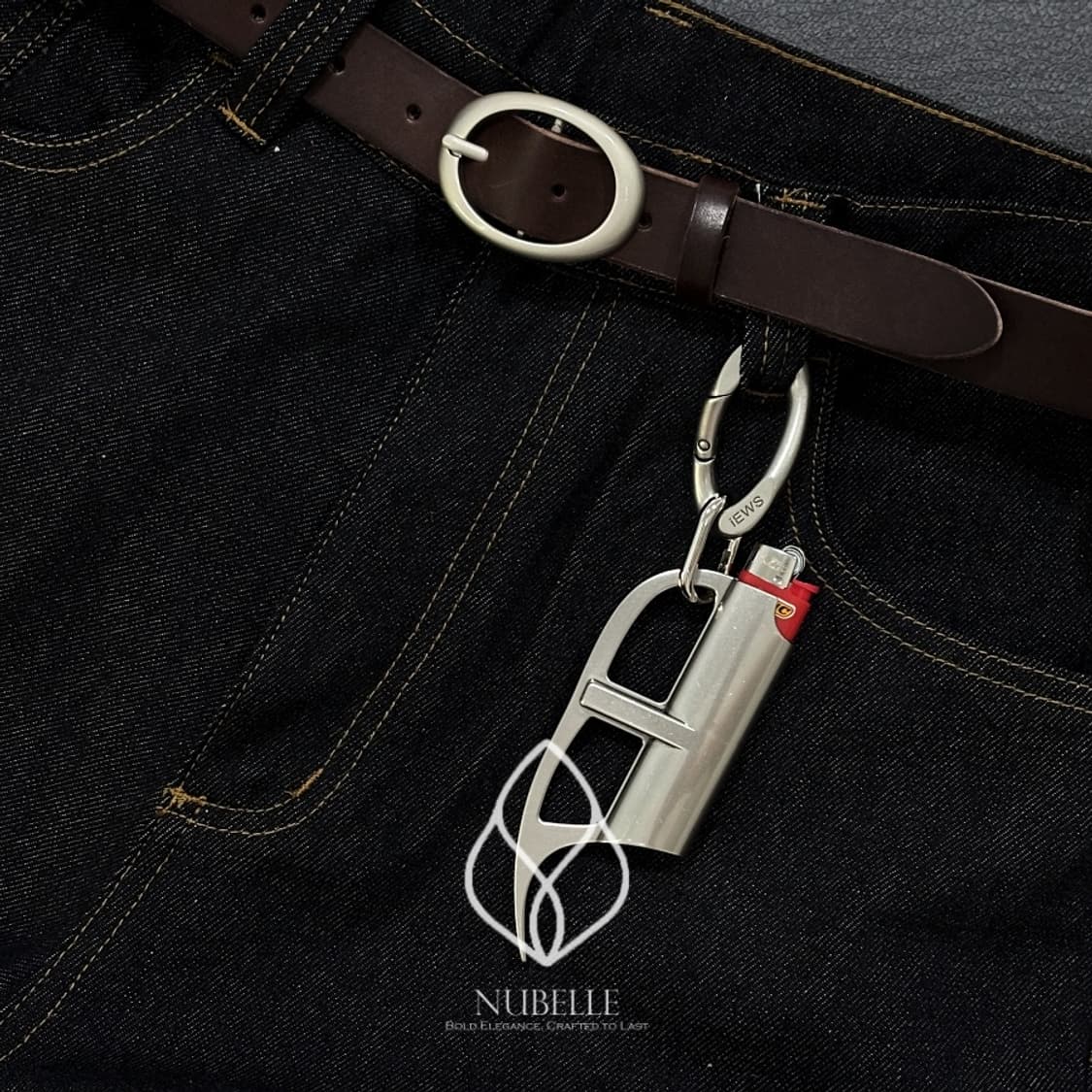 🌗 Oval ring belt / 오벌 링 버클 소가죽 웨스턴 벨트 상품이미지4